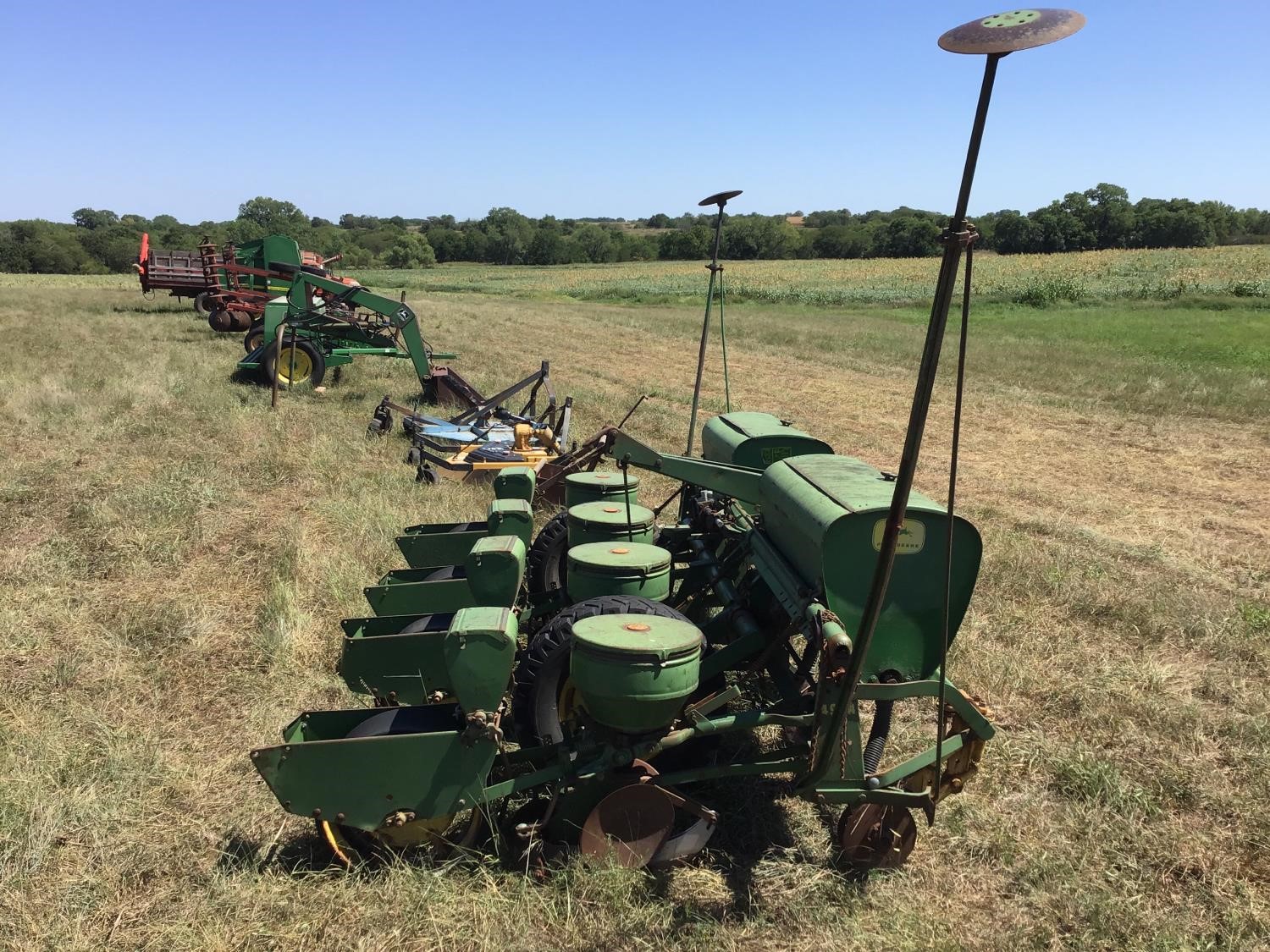 Deere planter 494a john unique tractorshed seed corn ad original