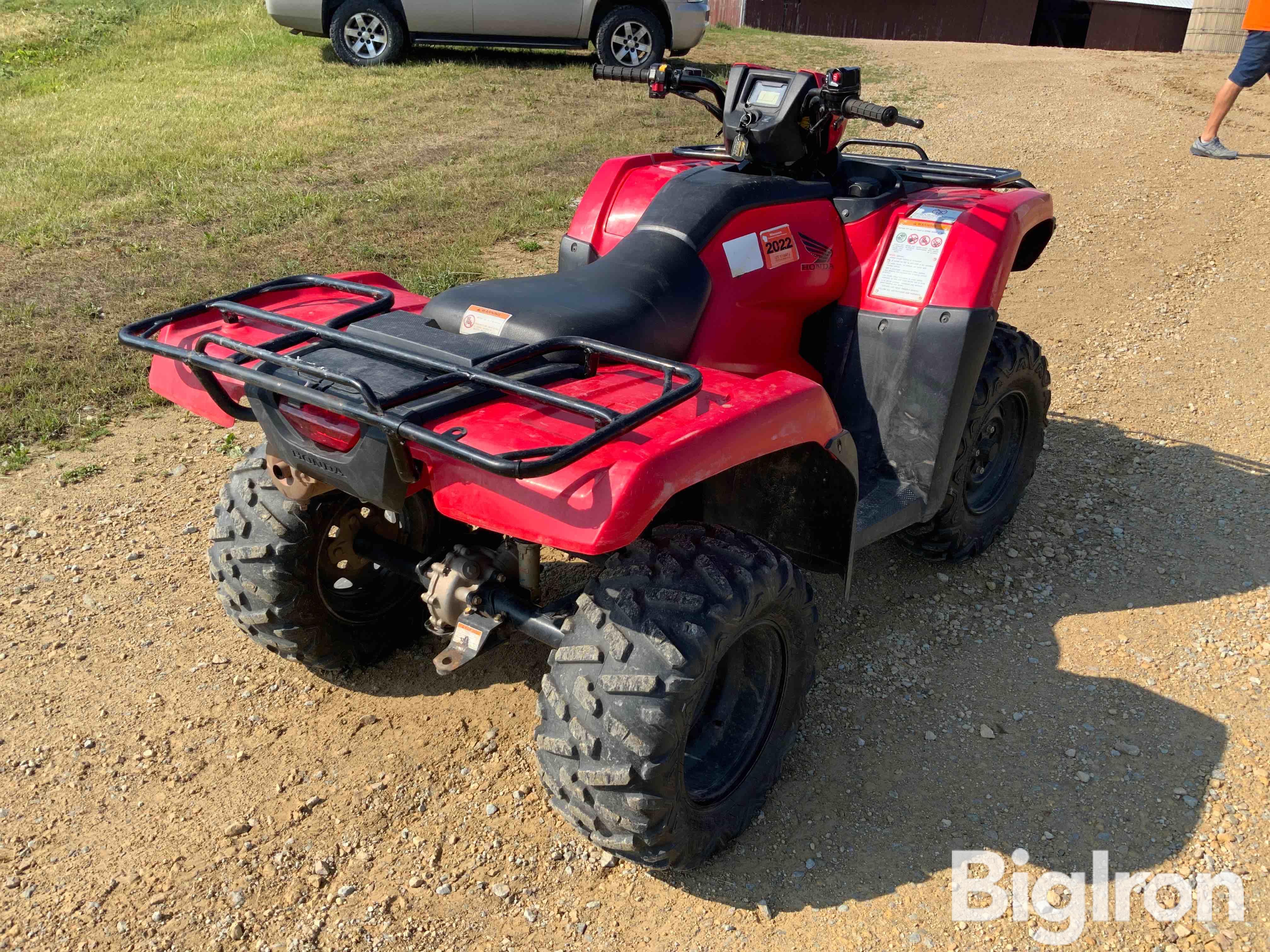 2016 Honda TRX500 4x4 ATV BigIron Auctions