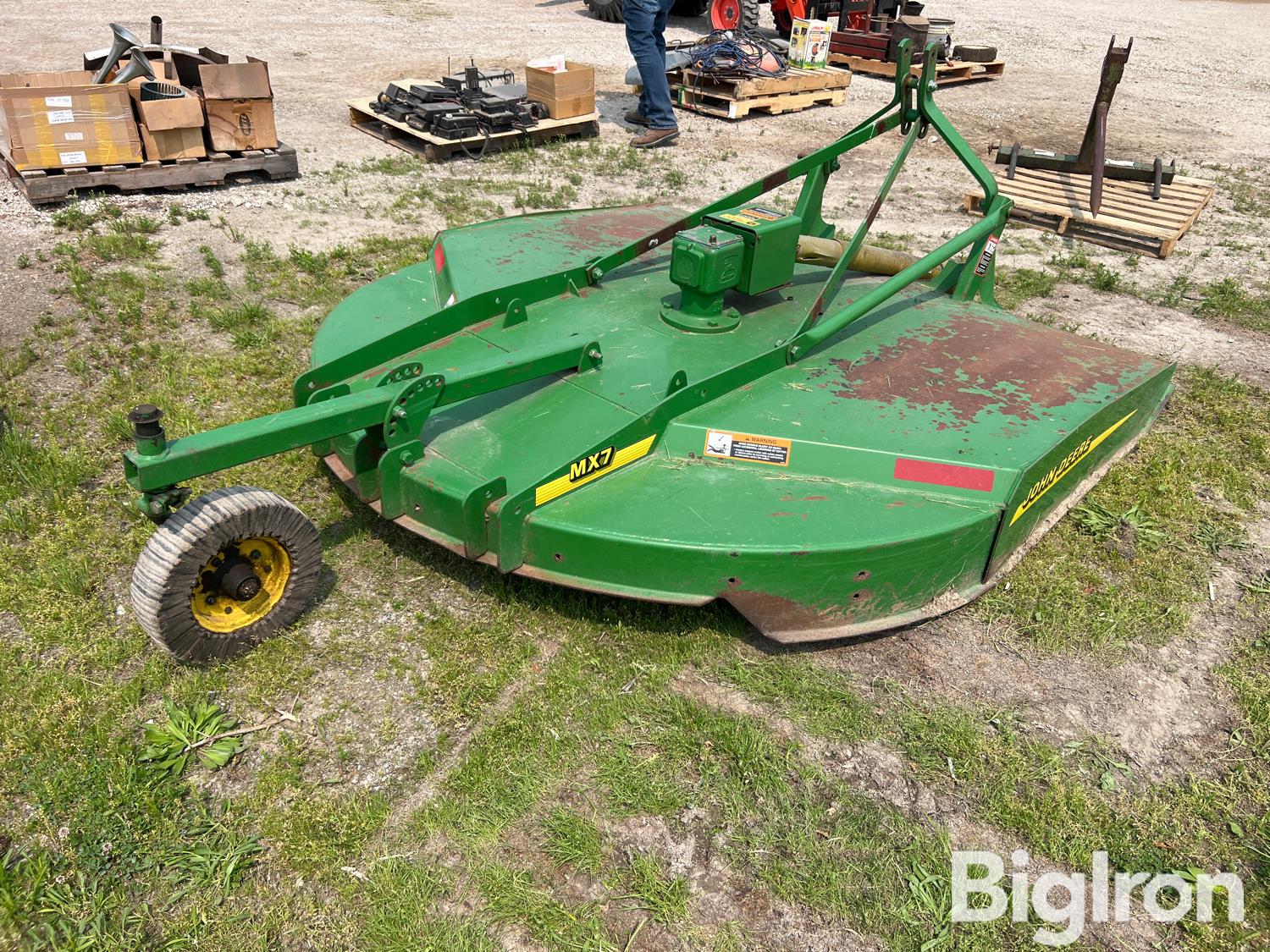 John Deere MX7 Rotary Mower BigIron Auctions