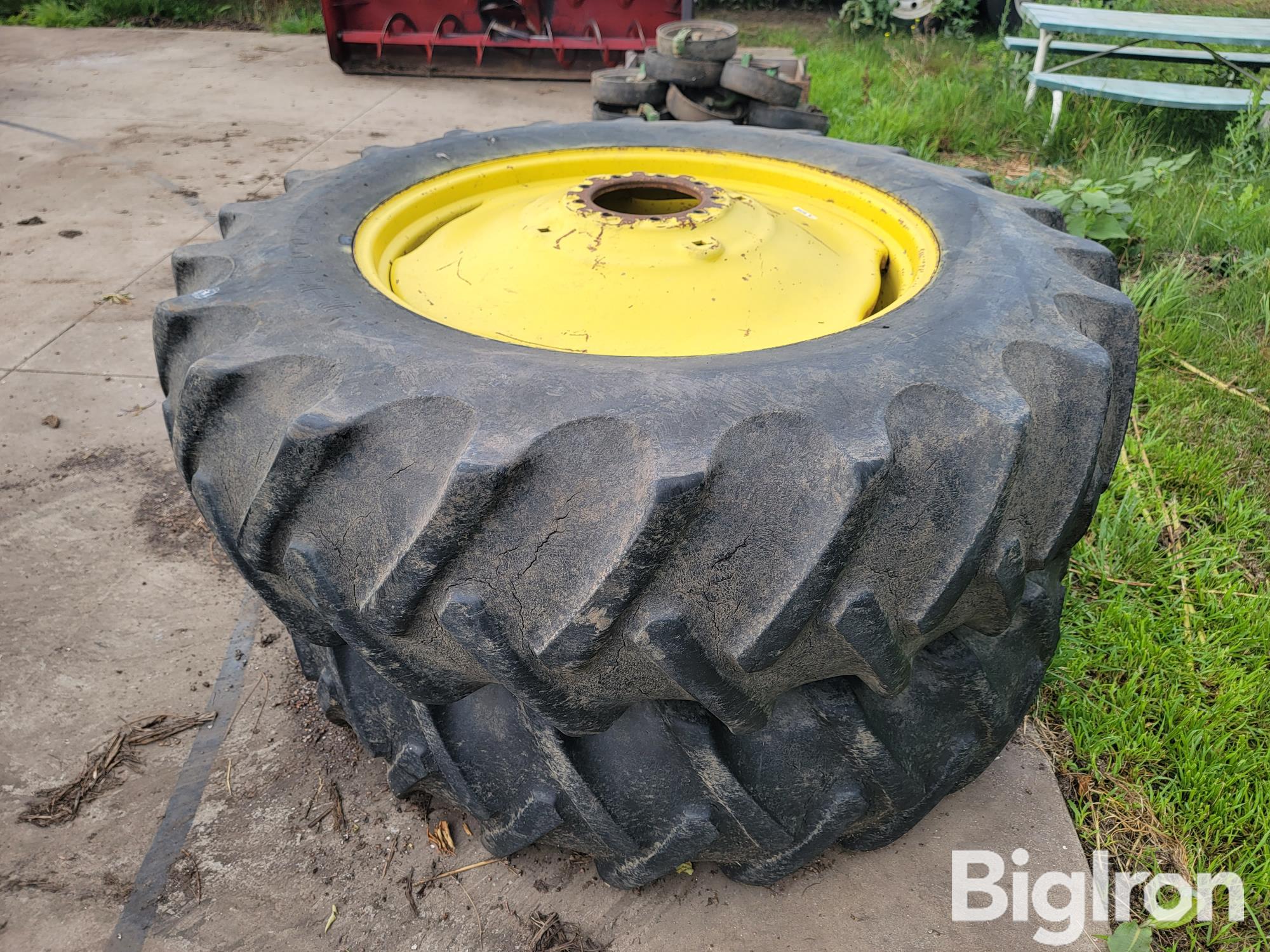 John Deere B.F. Goodrich 18.4-38 Hub Mount Duals BigIron Auctions