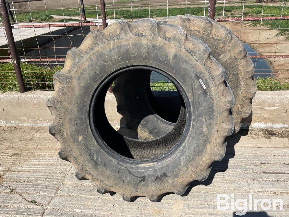 Firestone Radial All Traction DT 600/65R28 Bar Tires BigIron Auctions