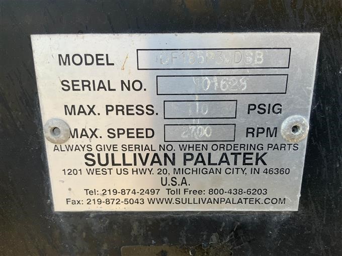 sullivan palatek d185 parts manual