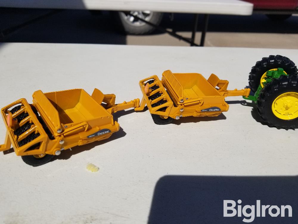 John Deere 7020 Tractor Model w/ Scrapers BigIron Auctions