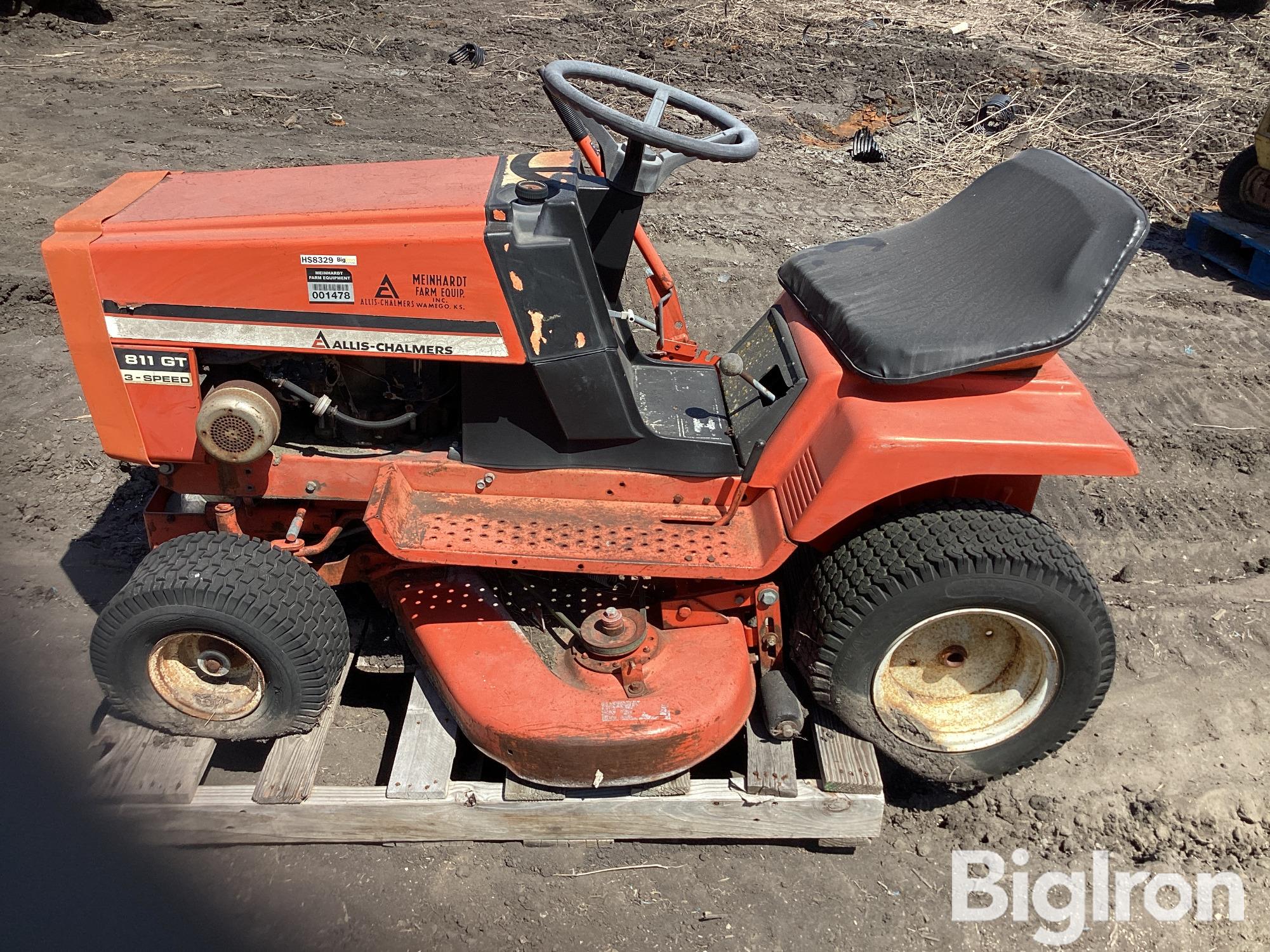 Allis-Chalmers 811GT Lawn Mower Tractor BigIron Auctions