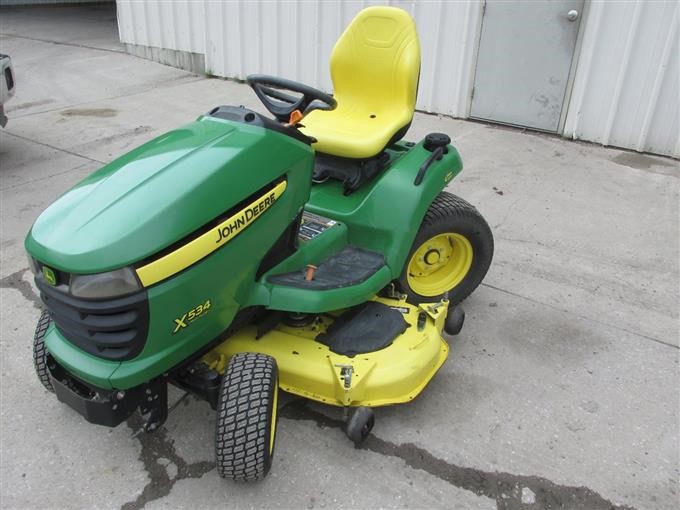 john deere x534 riding mower 4 wheel steering