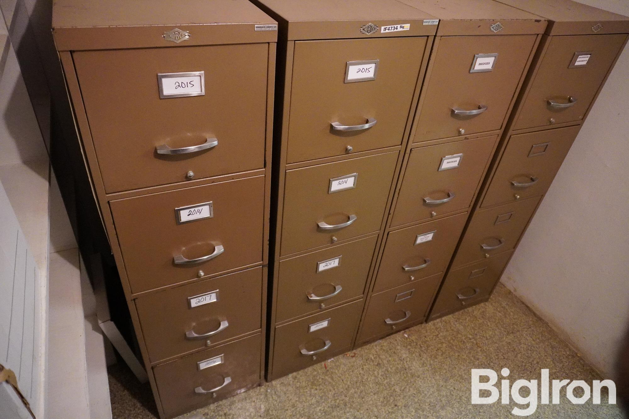 Mid B 4 Drawer Letter File Cabinets BigIron Auctions