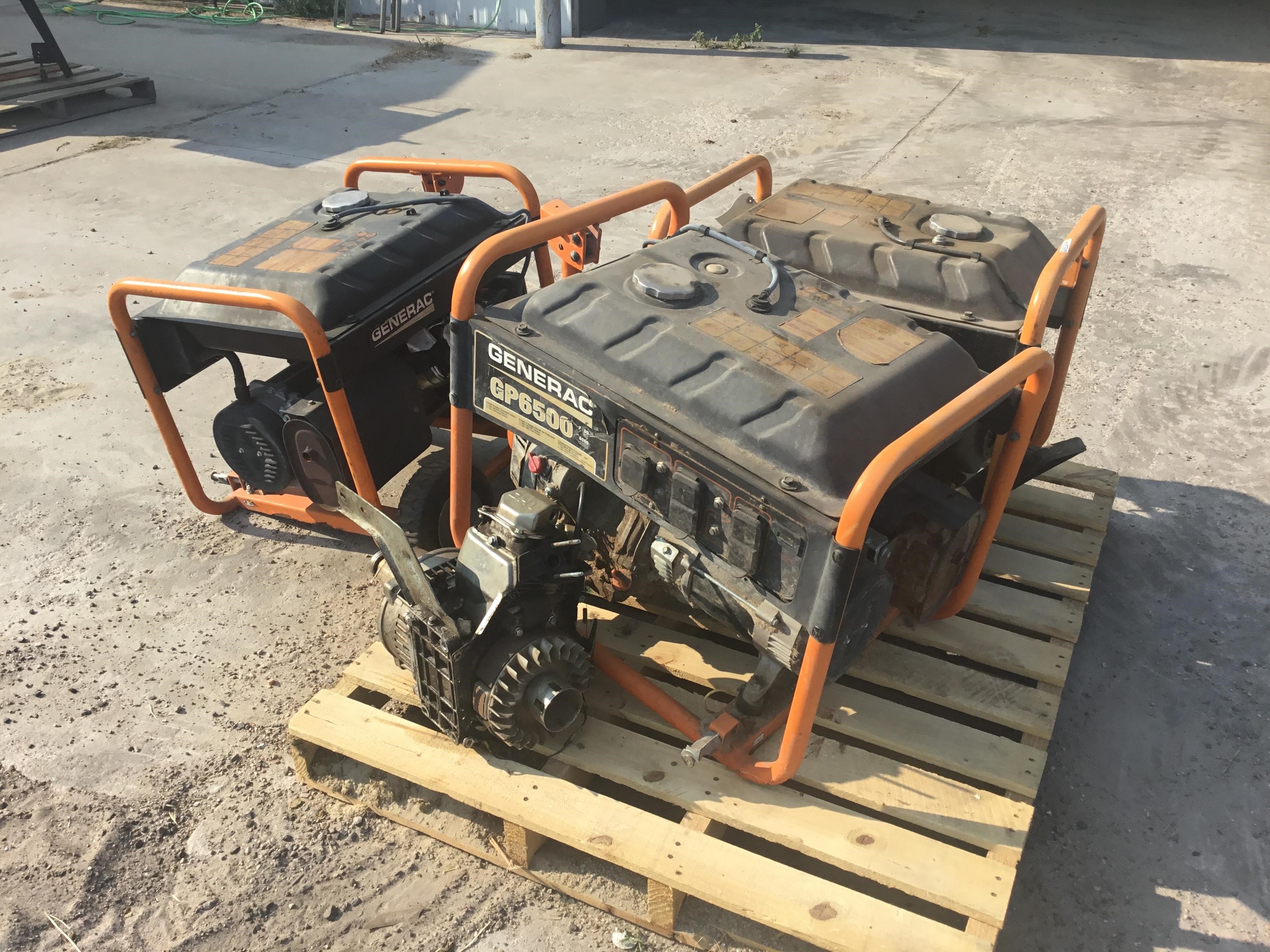 Generac Gp6500 Non Running Generators Bigiron Auctions 6459