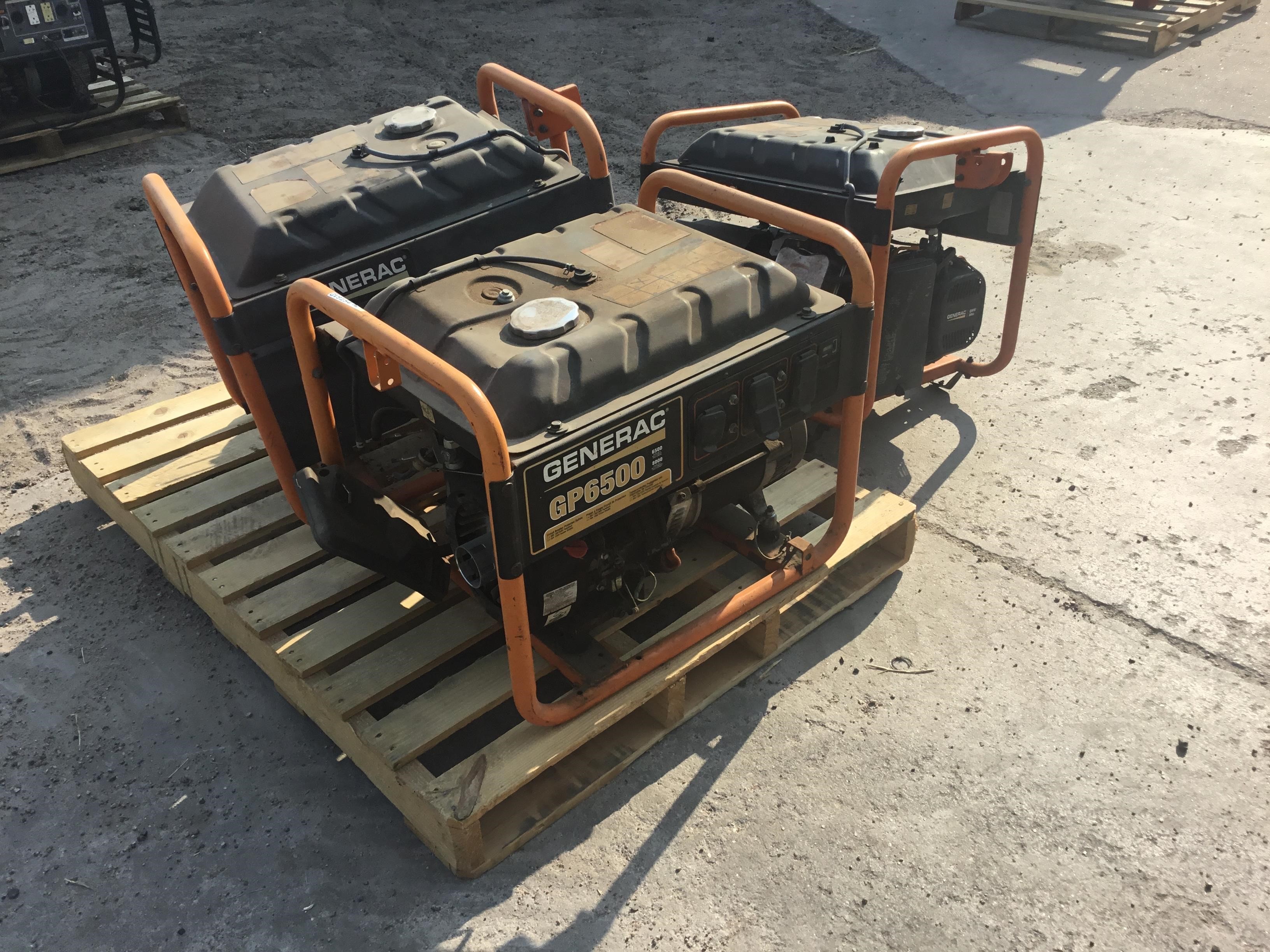 Generac GP6500 Non Running Generators BigIron Auctions