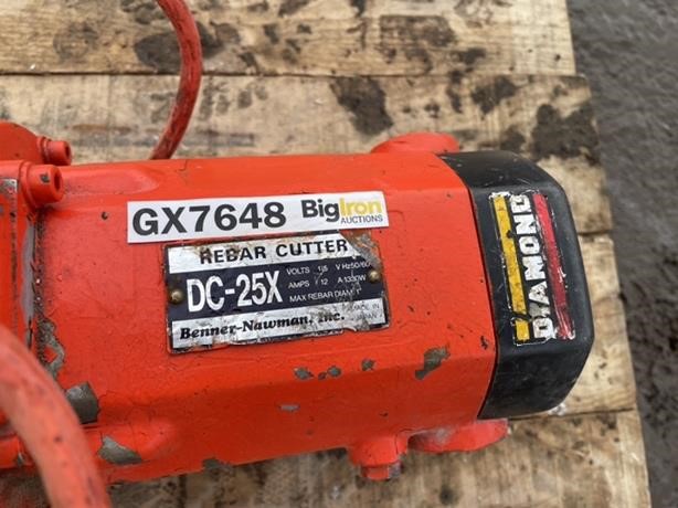 Benner-Nawman DC-25X Rebar Cutter BigIron Auctions