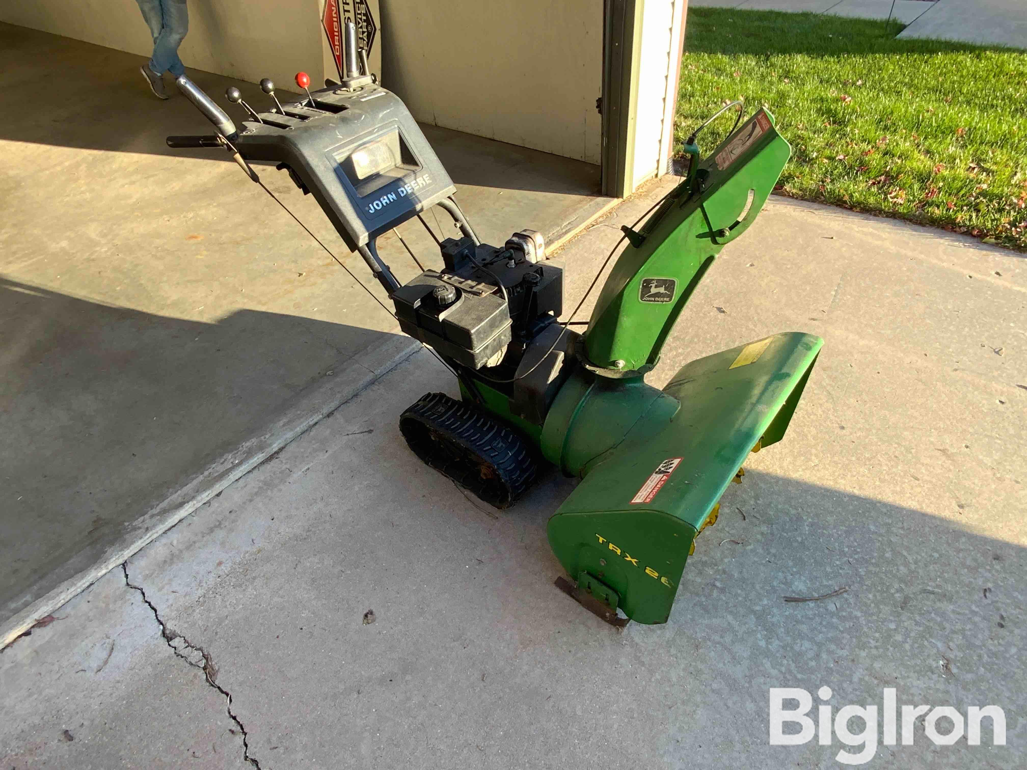 John Deere TRX 26 Tracked Snowblower BigIron Auctions