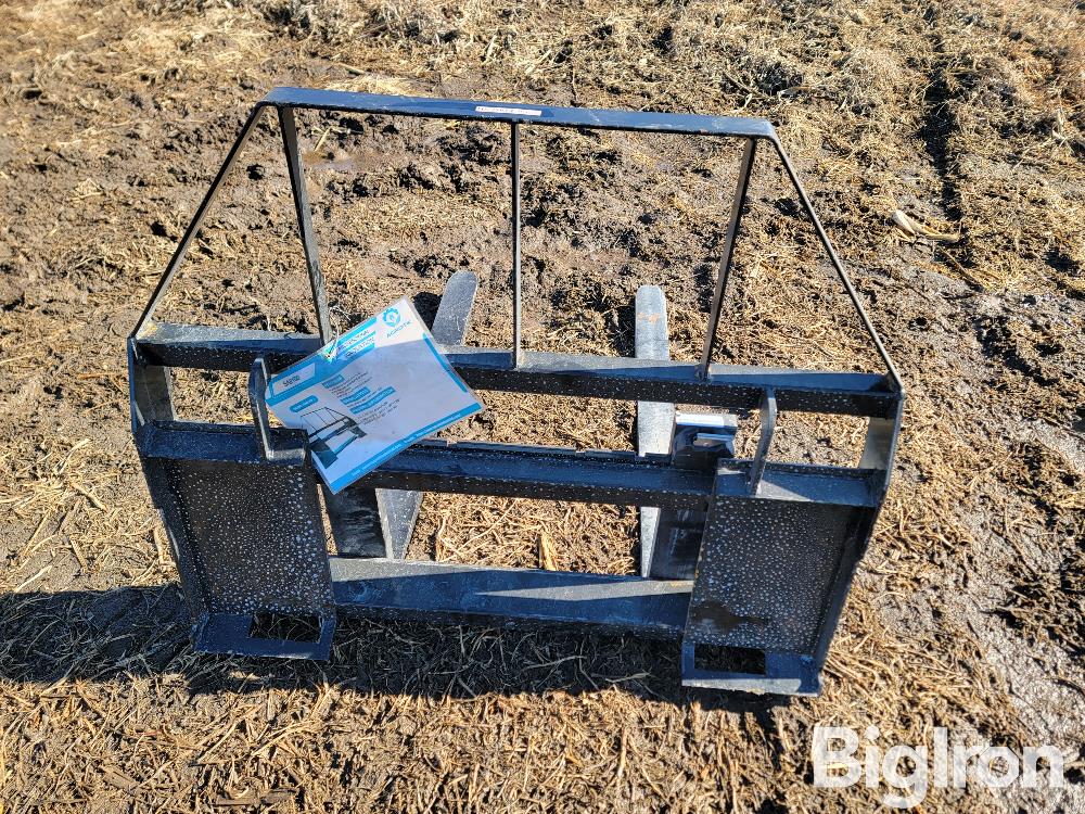 Agrotk Pallet Forks Skid Steer Attachment Bigiron Auctions