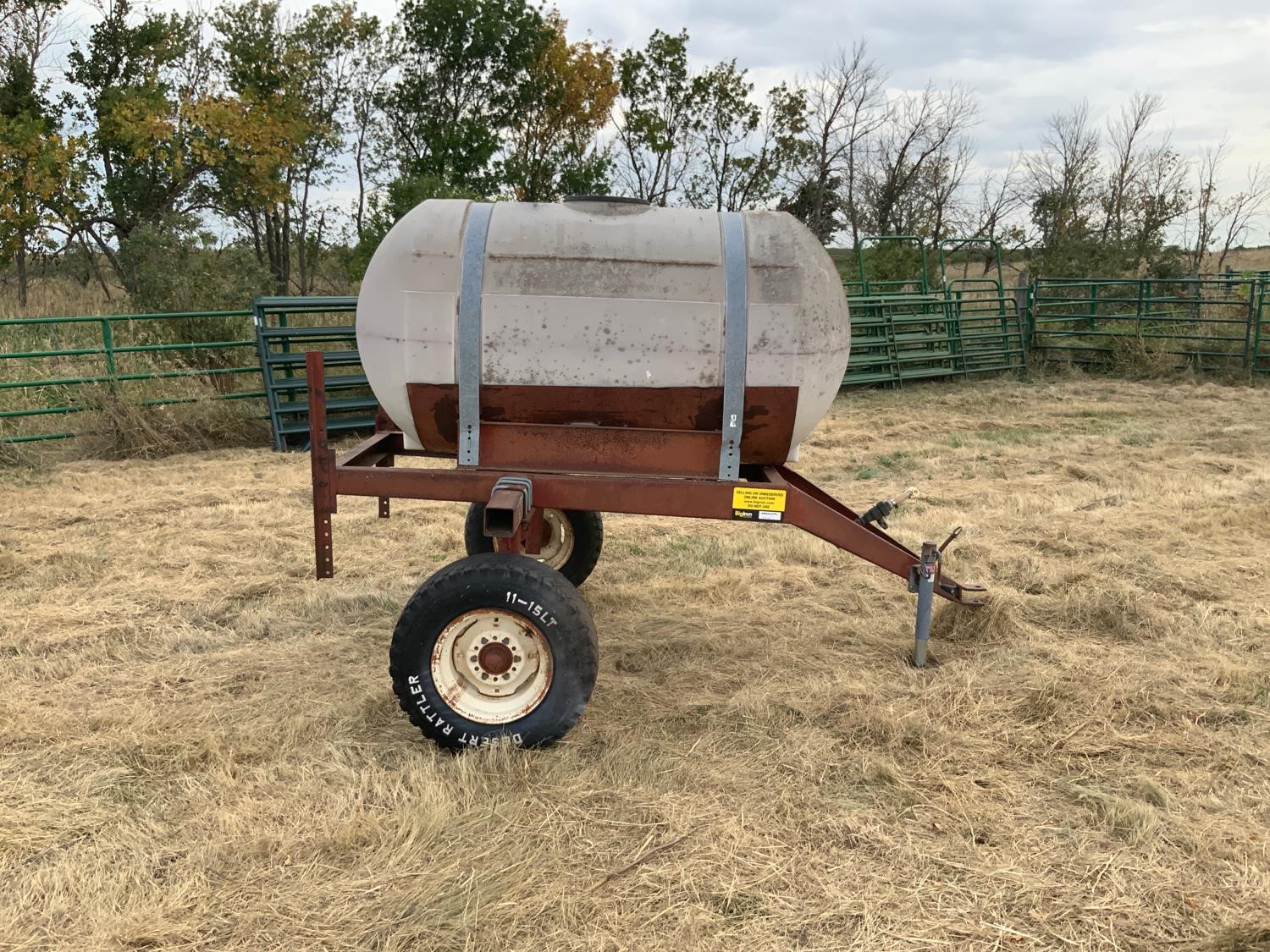 400 Gallon Water Trailer BigIron Auctions