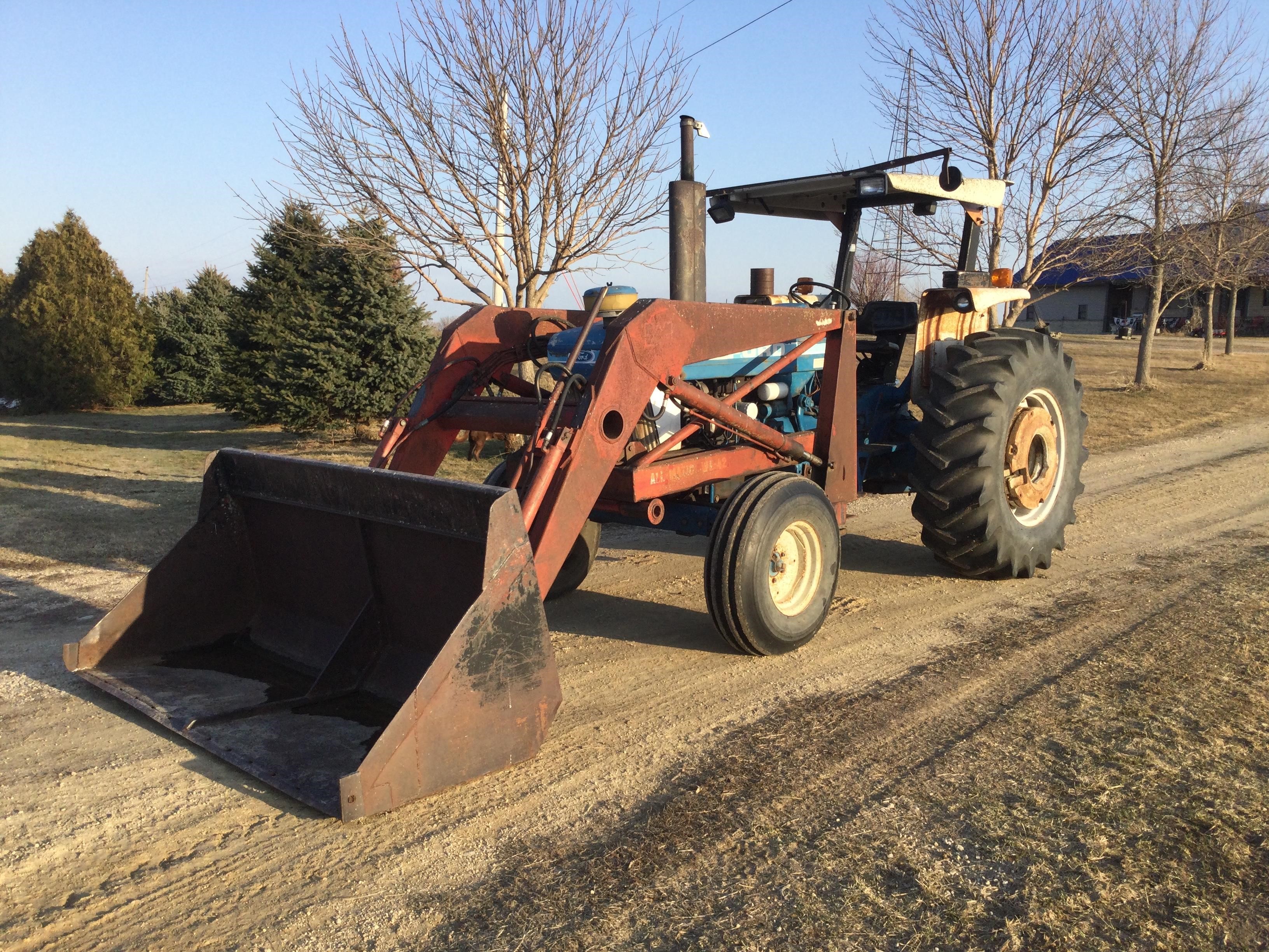 Ford 6610 2wd Tractor W Loader Bigiron Auctions