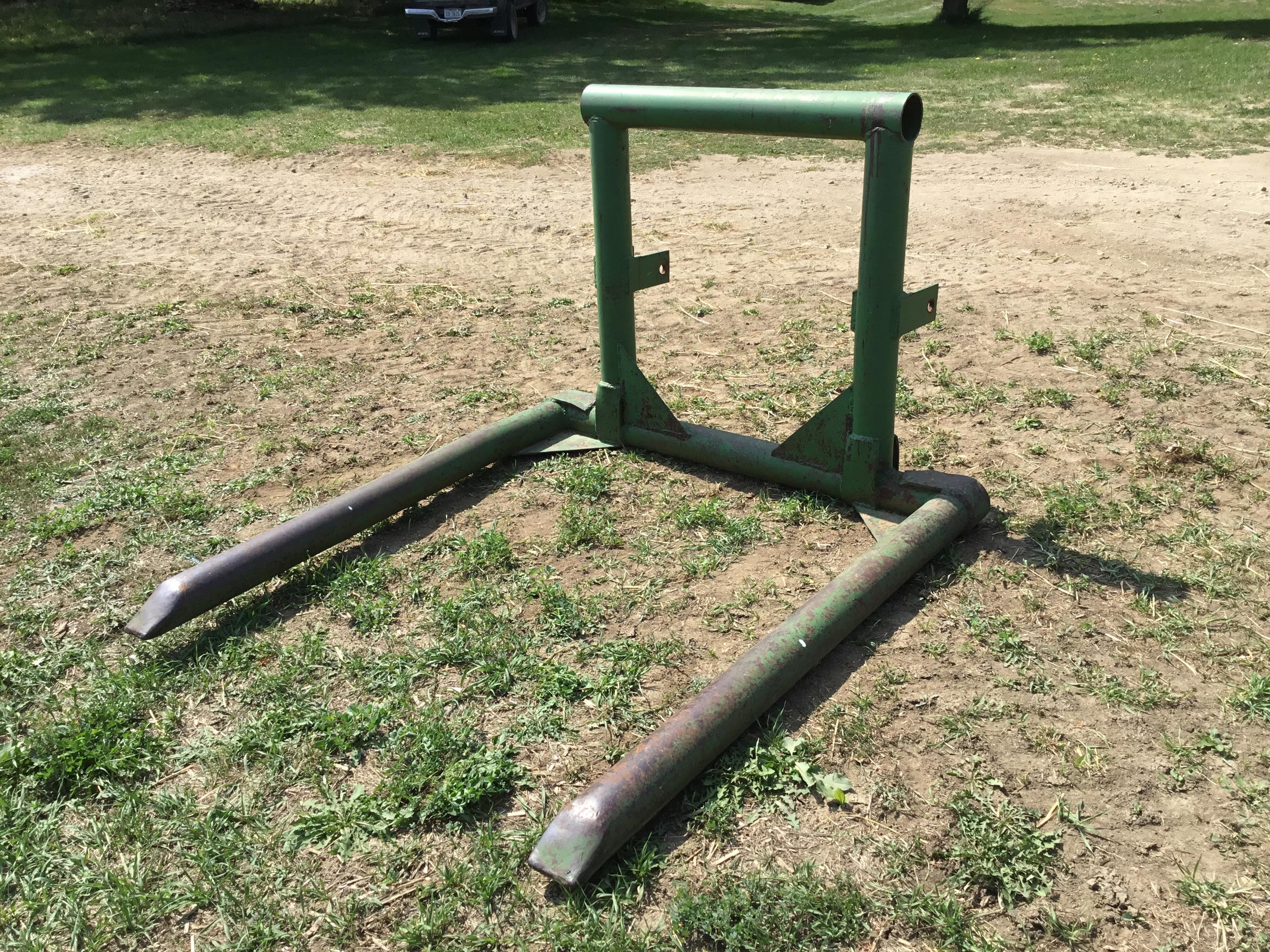 Shop Built Heavy Duty Bale Forks Bigiron Auctions