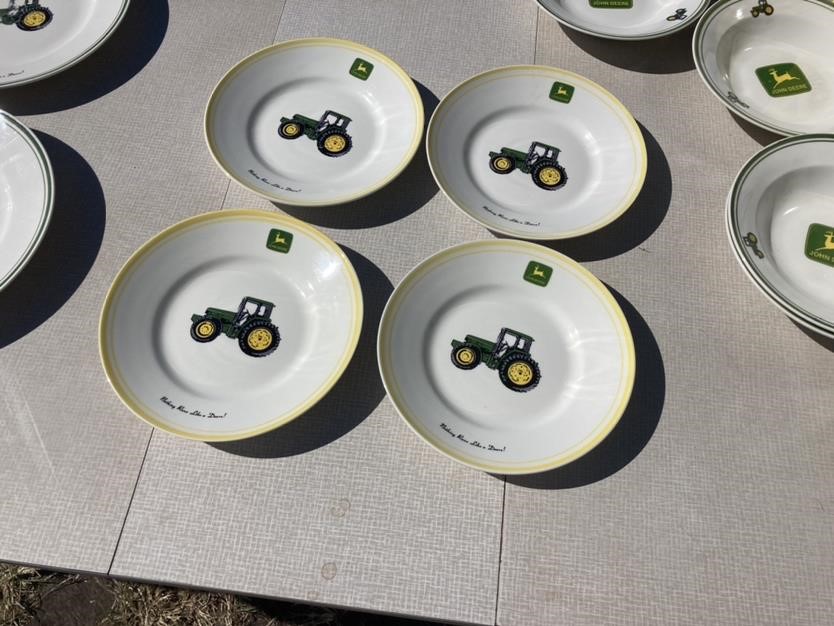 Gibson John Deere 16 Piece Dinnerware Set BigIron Auctions