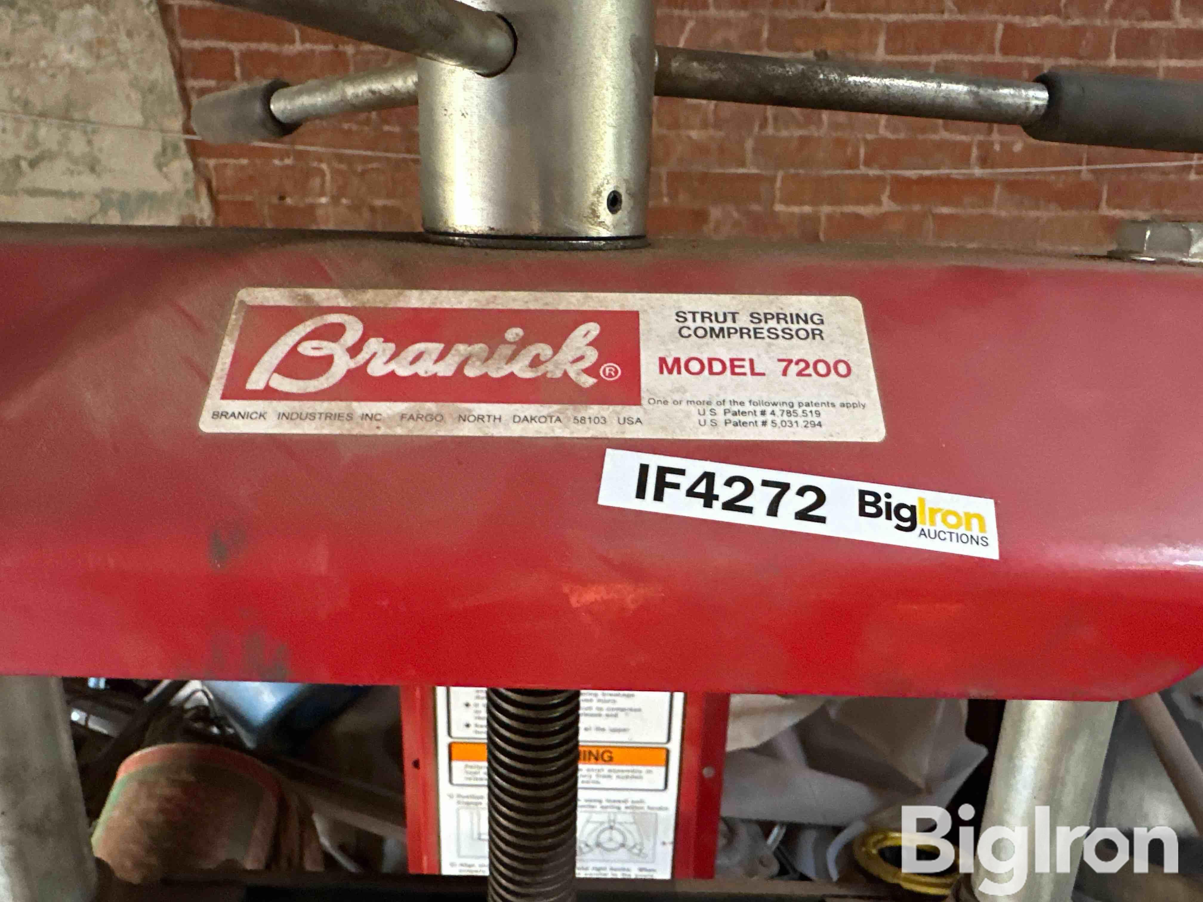 Branick 7200 Strut Spring Compressor BigIron Auctions