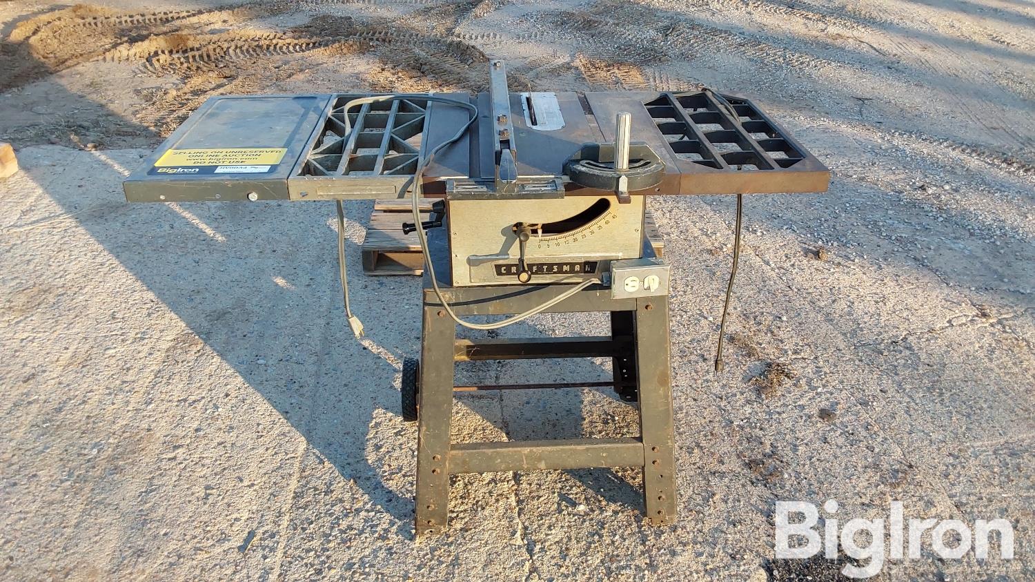 craftsman-113-table-saw-bigiron-auctions