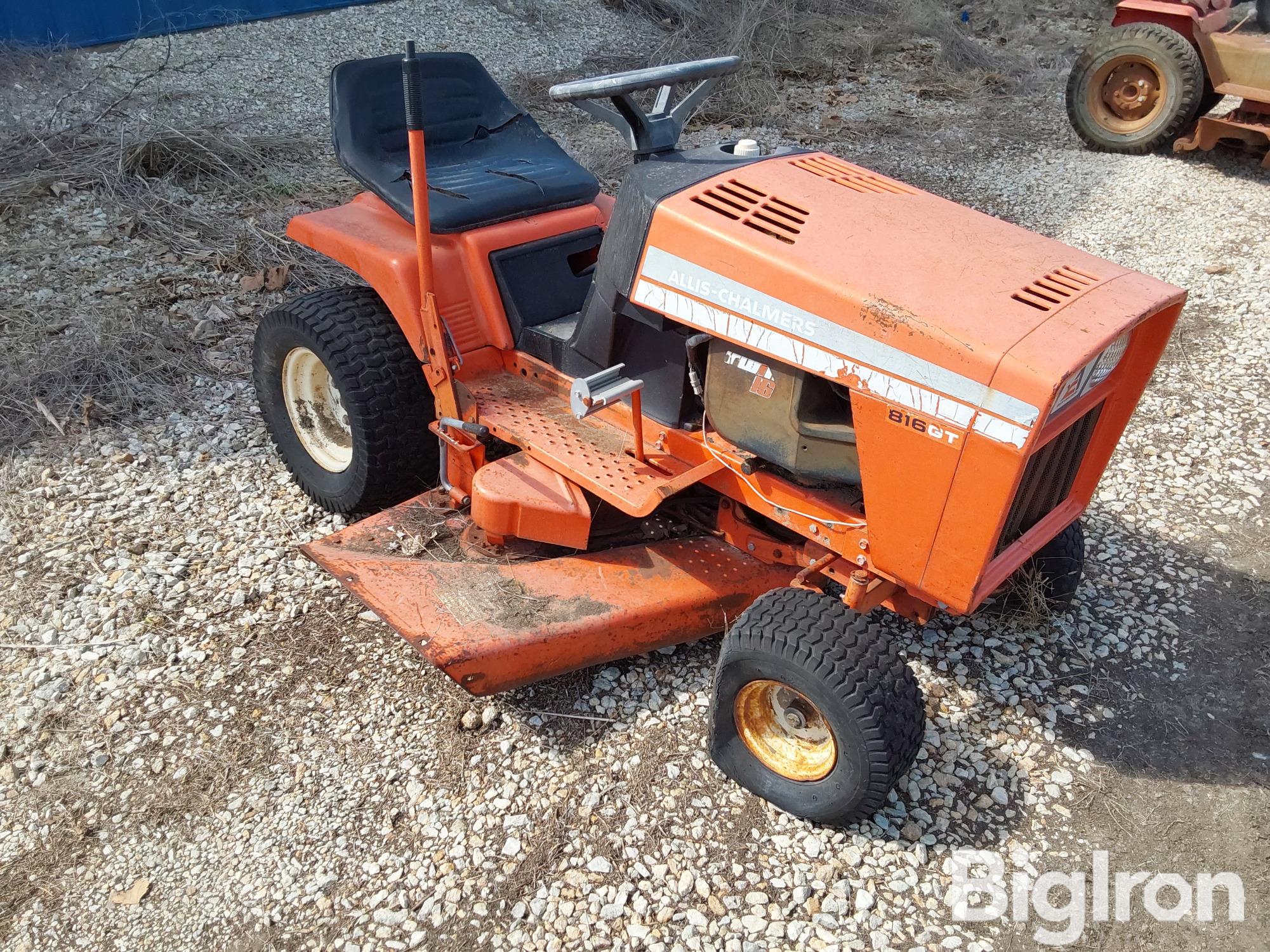 Allis-Chalmers 816GT Lawn Tractor BigIron Auctions