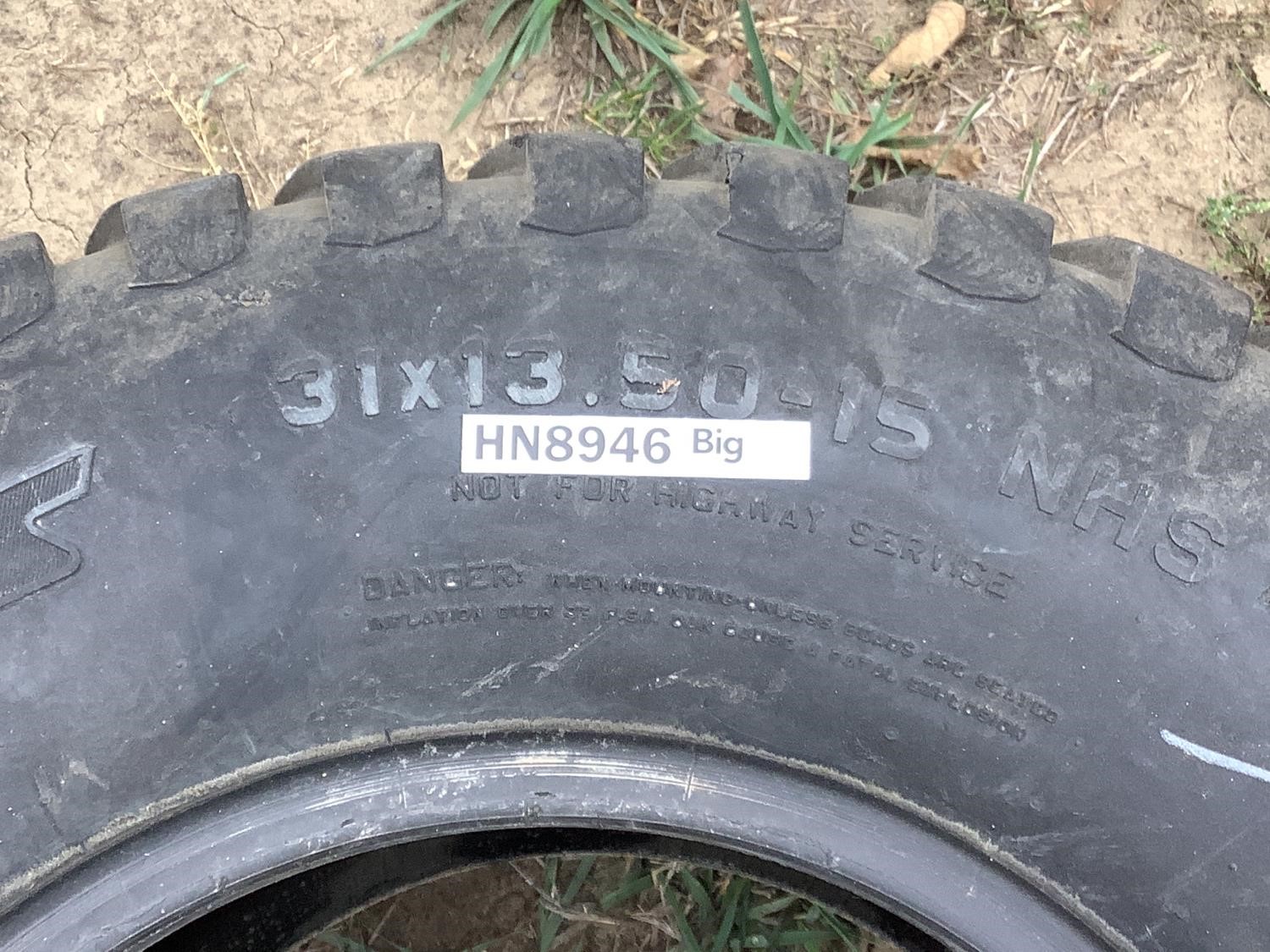 Titan 31X13.5-15 Turf Tire BigIron Auctions