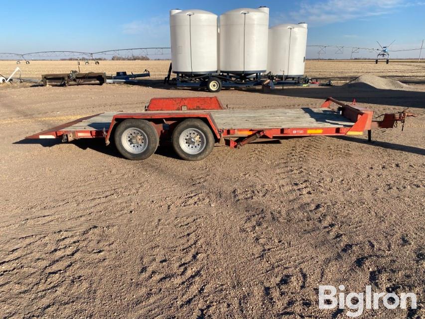 T/A Tilt Bed Flatbed Trailer BigIron Auctions