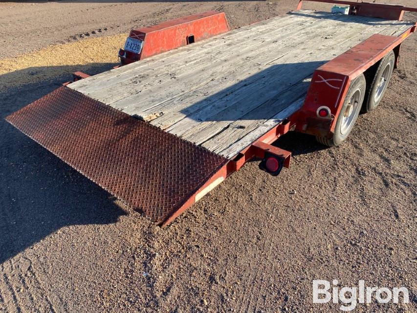 T/A Tilt Bed Flatbed Trailer BigIron Auctions