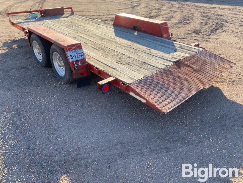 T/A Tilt Bed Flatbed Trailer BigIron Auctions