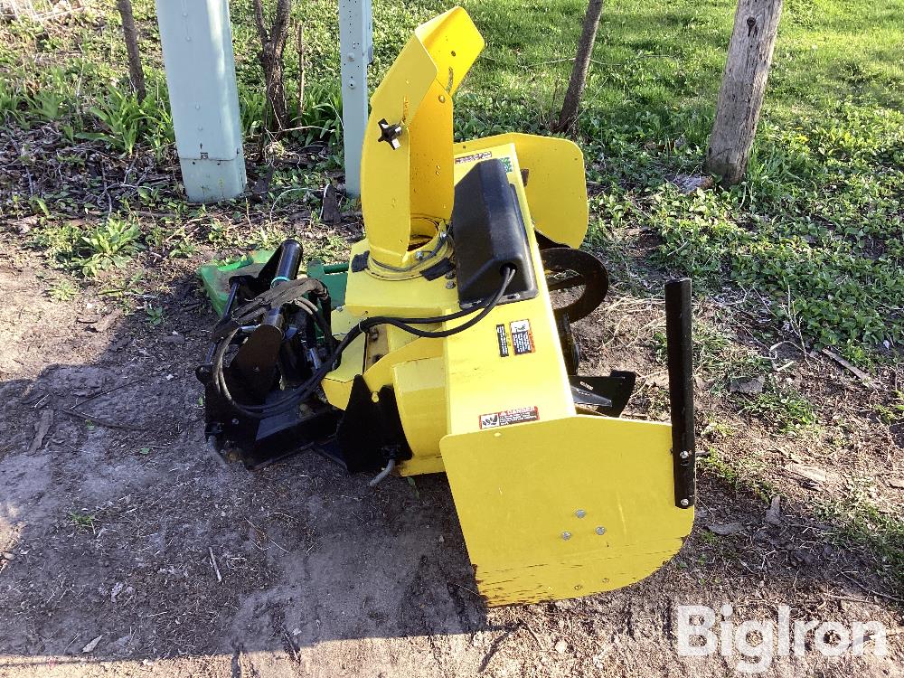 2015 John Deere 47” Snow Blower Attachment W Cab Bigiron Auctions