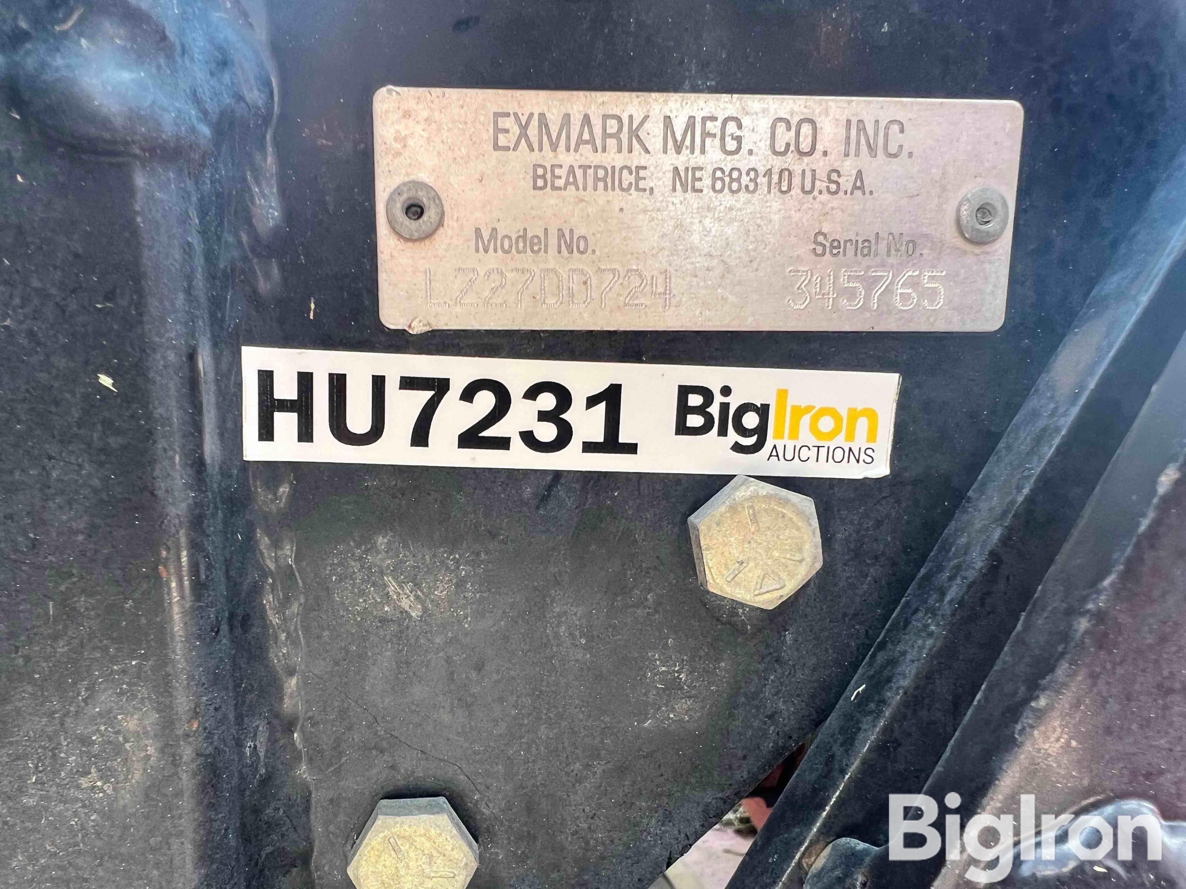 EXmark LZ27DD724 Zero Turn Mower BigIron Auctions