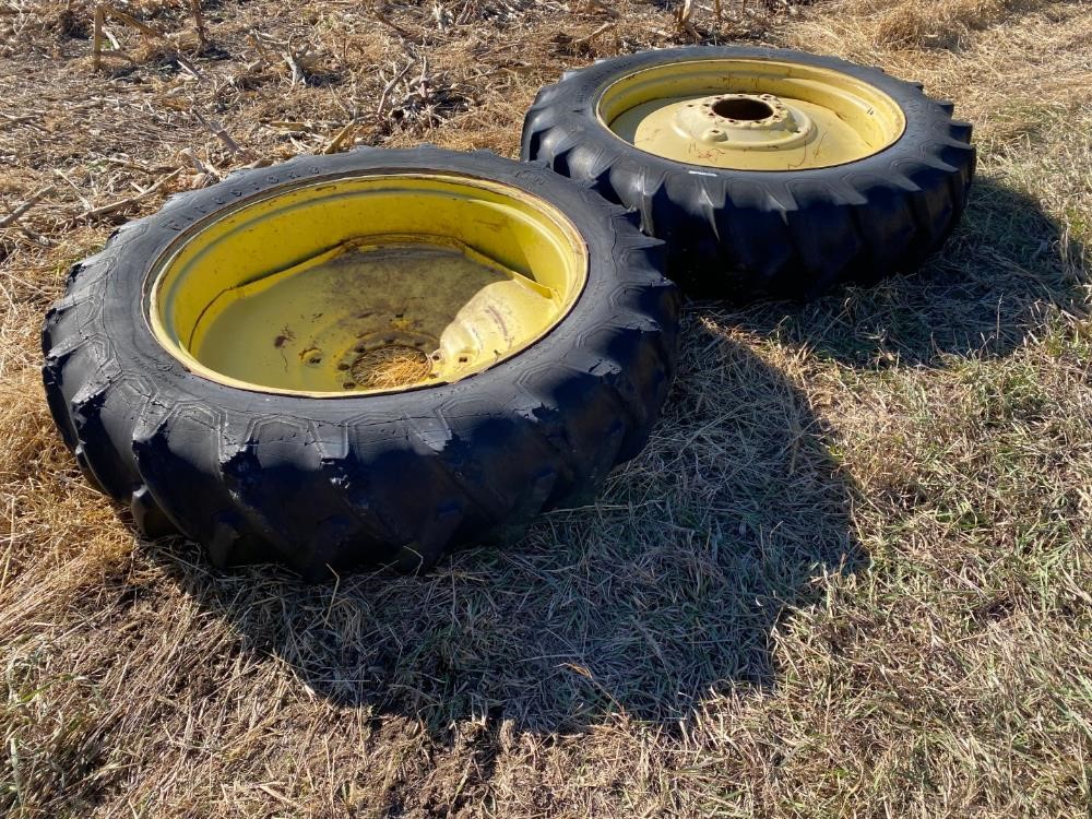 Firestone All Traction Field & Road 13.6-38 Tractor Tires & Rims ...