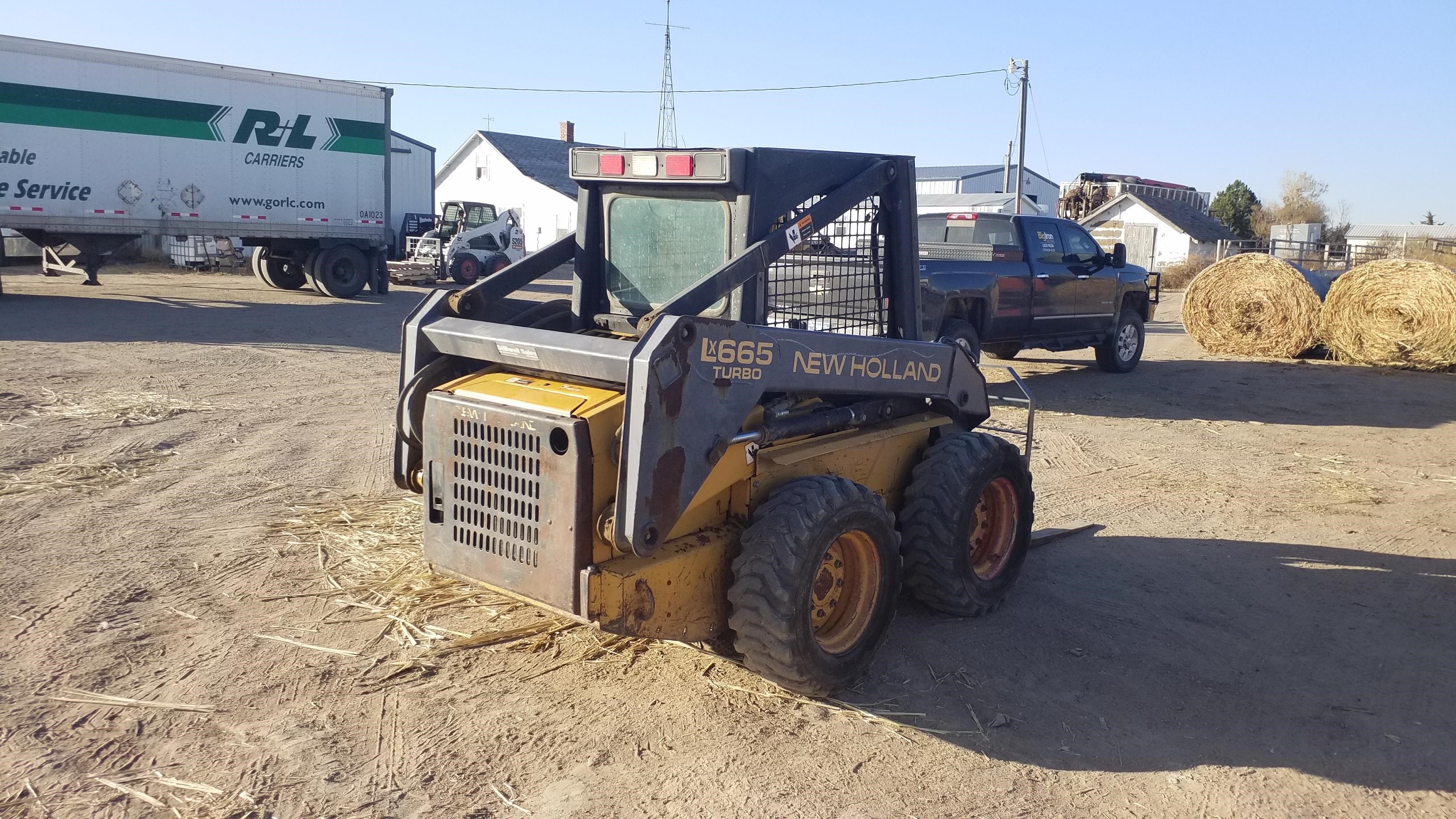 1995 New Holland LX665 Turbo Skid Steer BigIron Auctions