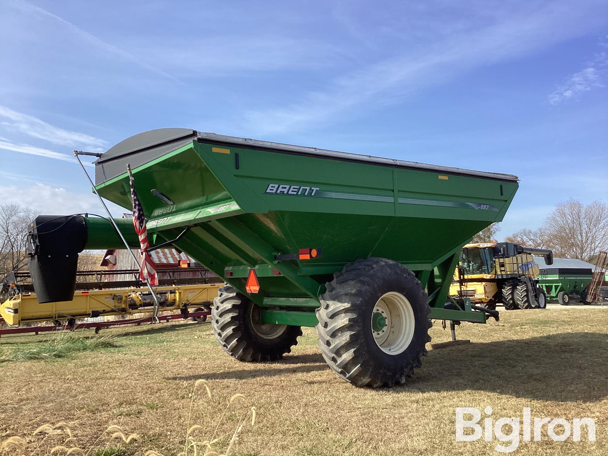 Brent Grain Cart W Scale Bigiron Auctions