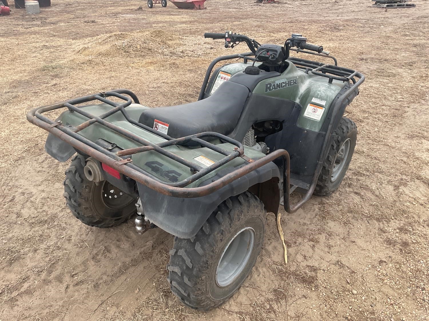 2003 Honda Four Trax Rancher ATV BigIron Auctions