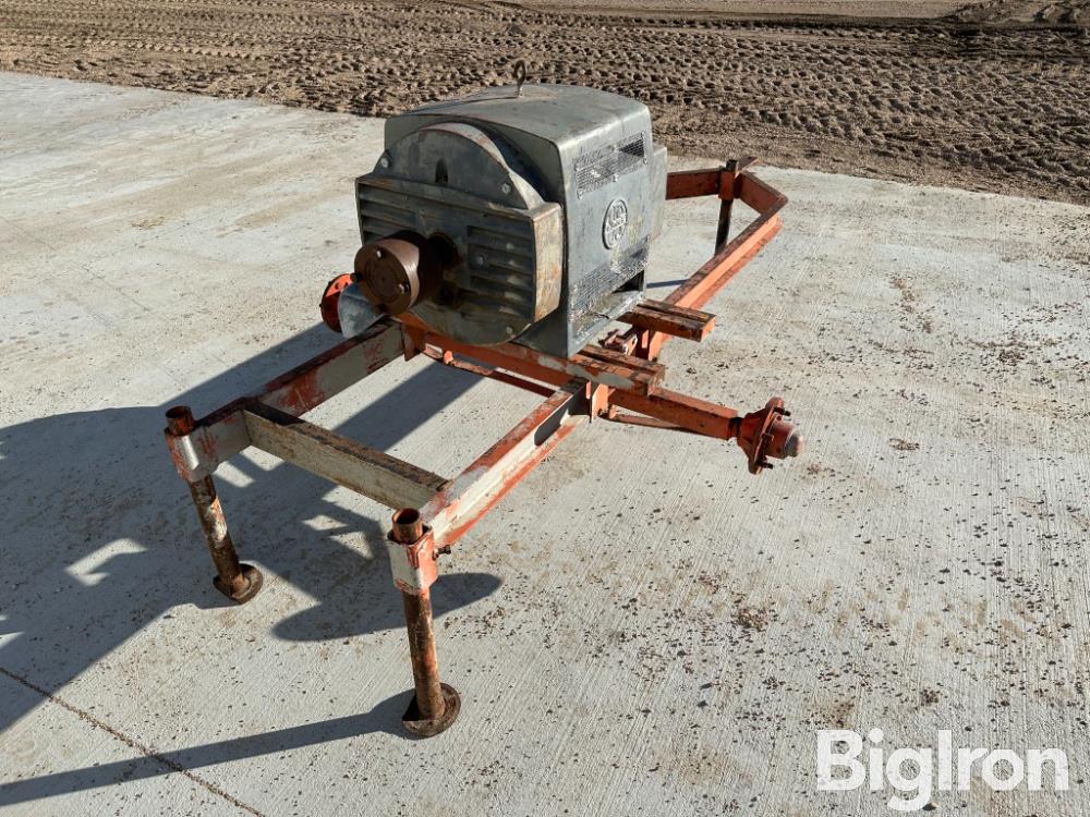 US Motors Electrical Horizontal Shaft Motor w/ Cart BigIron Auctions