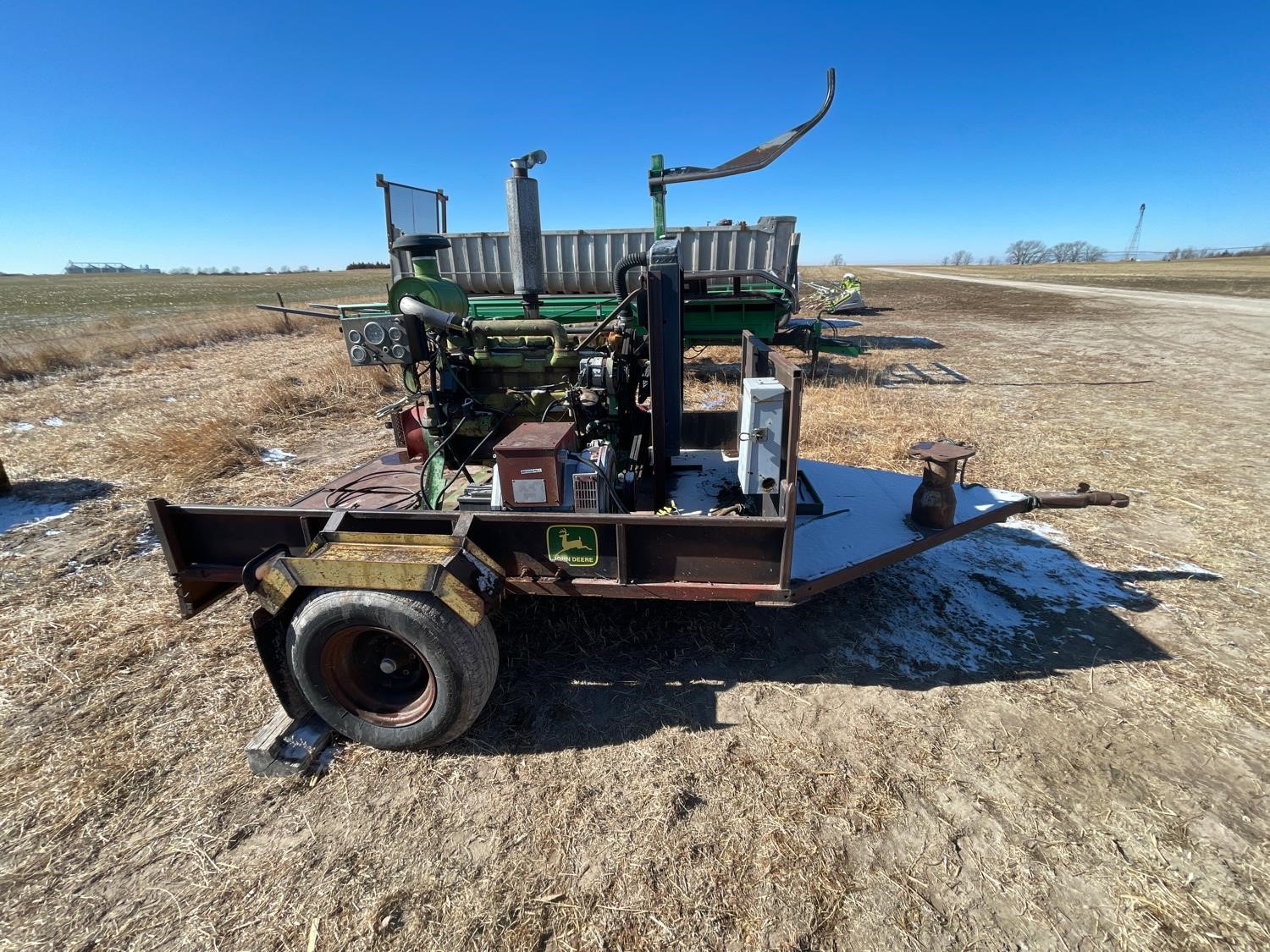 John Deere 6329DH01 Irrigation Engine W/Trailer BigIron Auctions