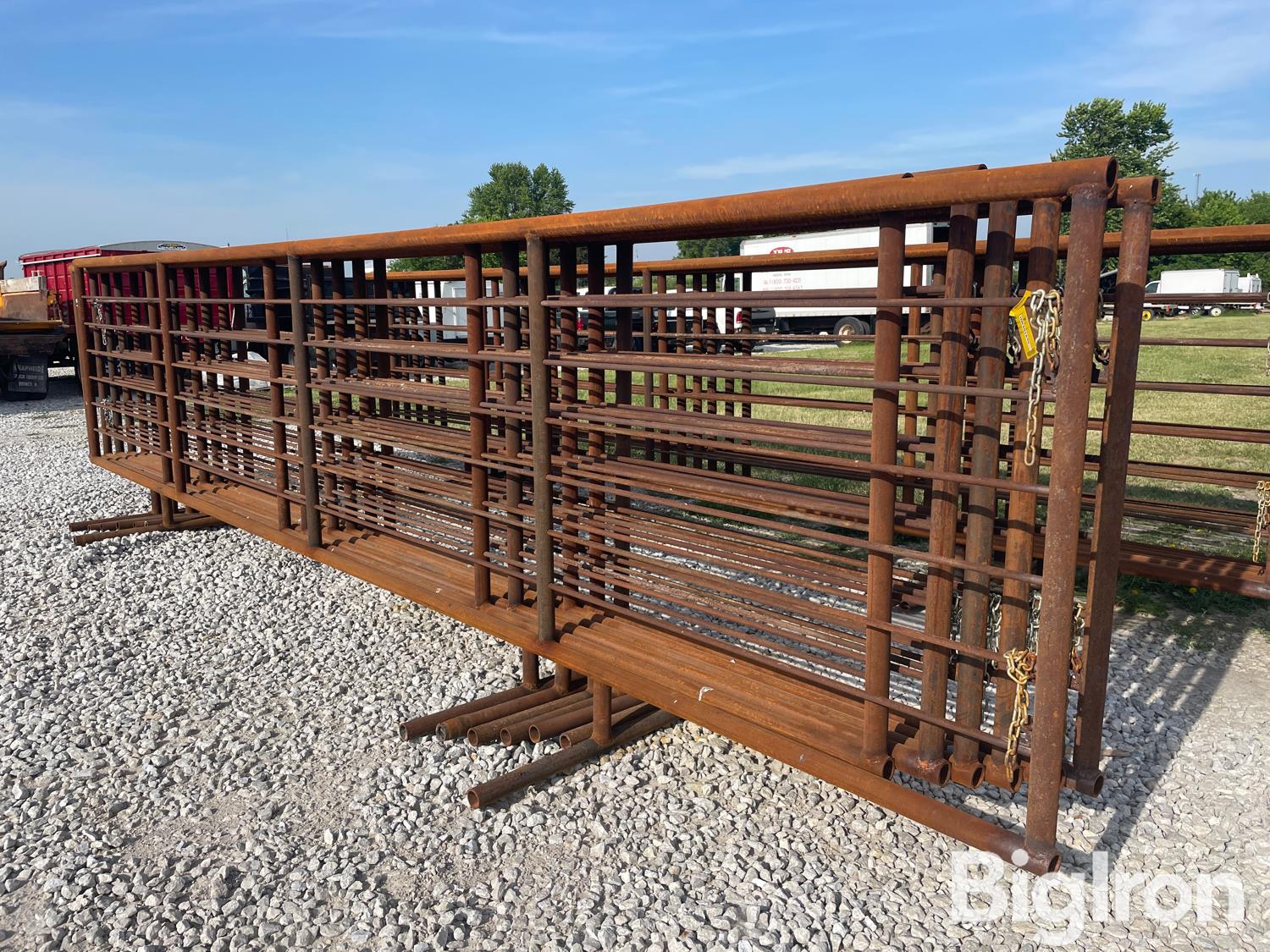 24' Free Standing Cattle Panels (BID PER UNIT) BigIron Auctions