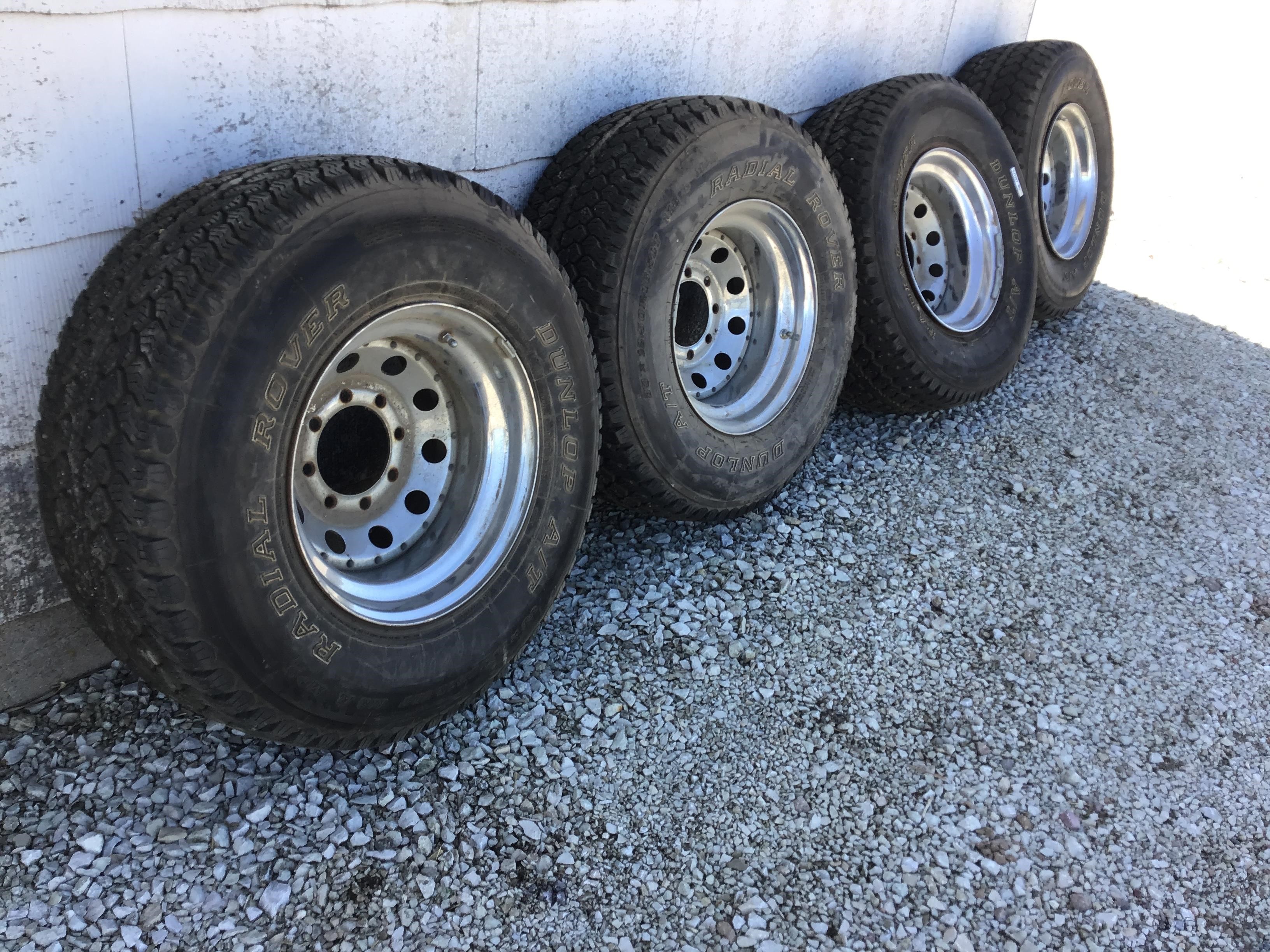 Dunlop AT 33X12.50R16.5 Tires On Rims BigIron Auctions