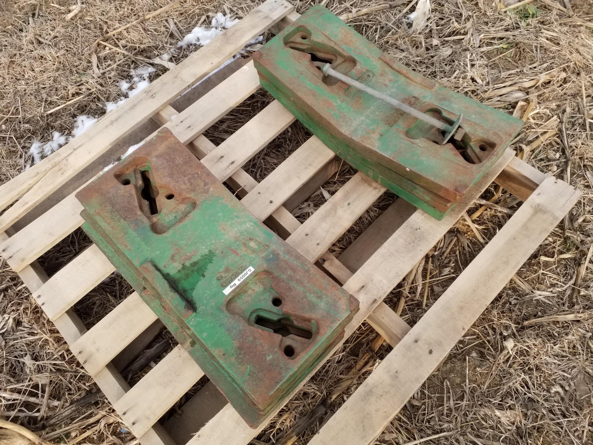 John Deere Front End Weights Bigiron Auctions 9579