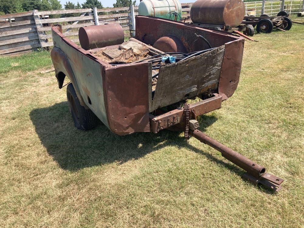 Homemade Box Trailer BigIron Auctions