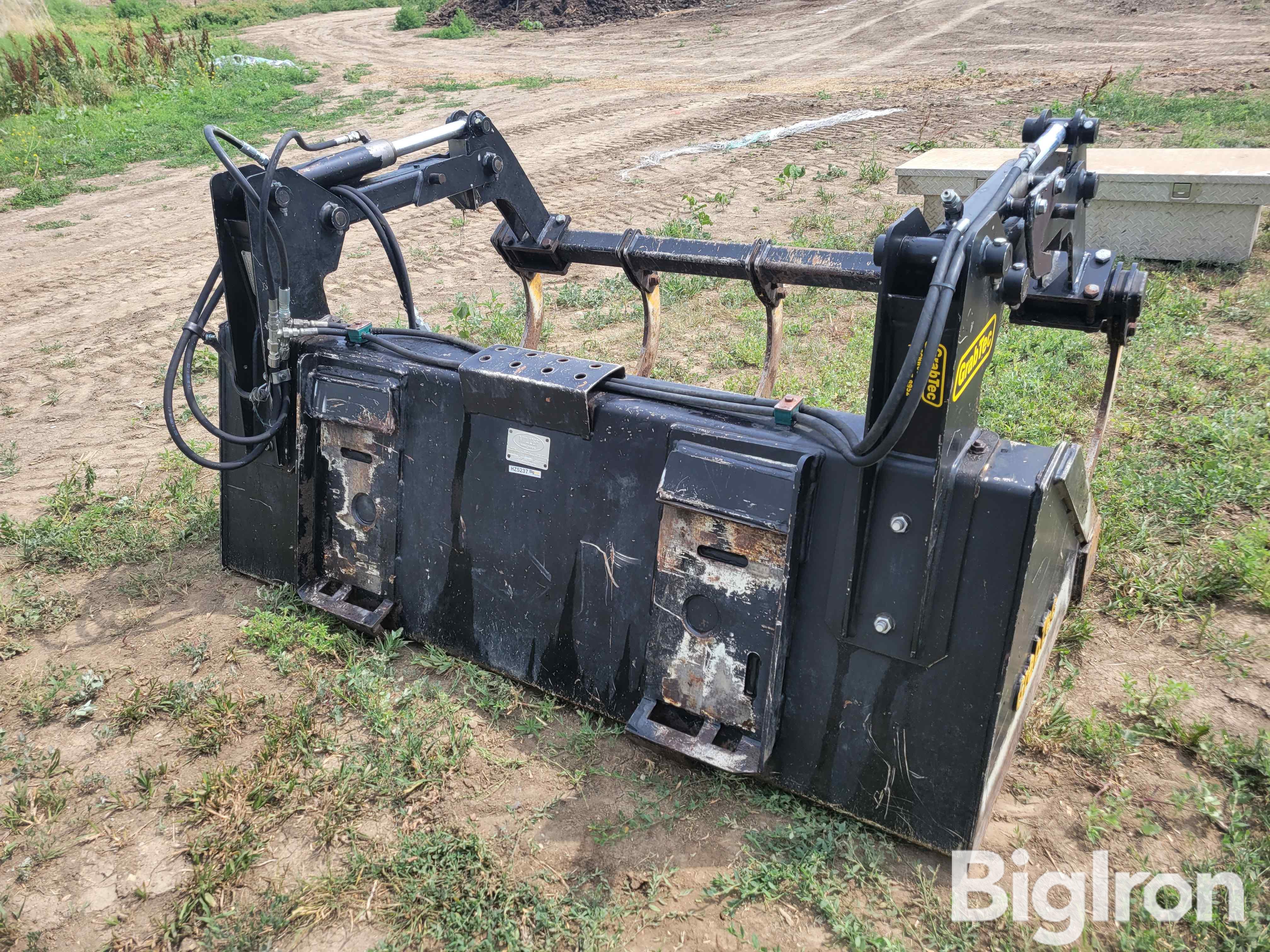 Miller Bfbg-72 Skid Steer Bucket W Grapple Fork Bigiron Auctions