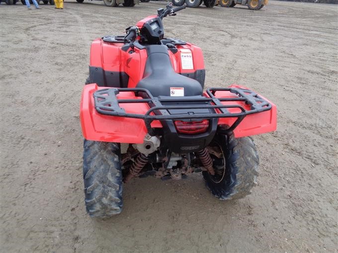 2016 Honda TRX 500FA Rubicon 4X4 ATV BigIron Auctions