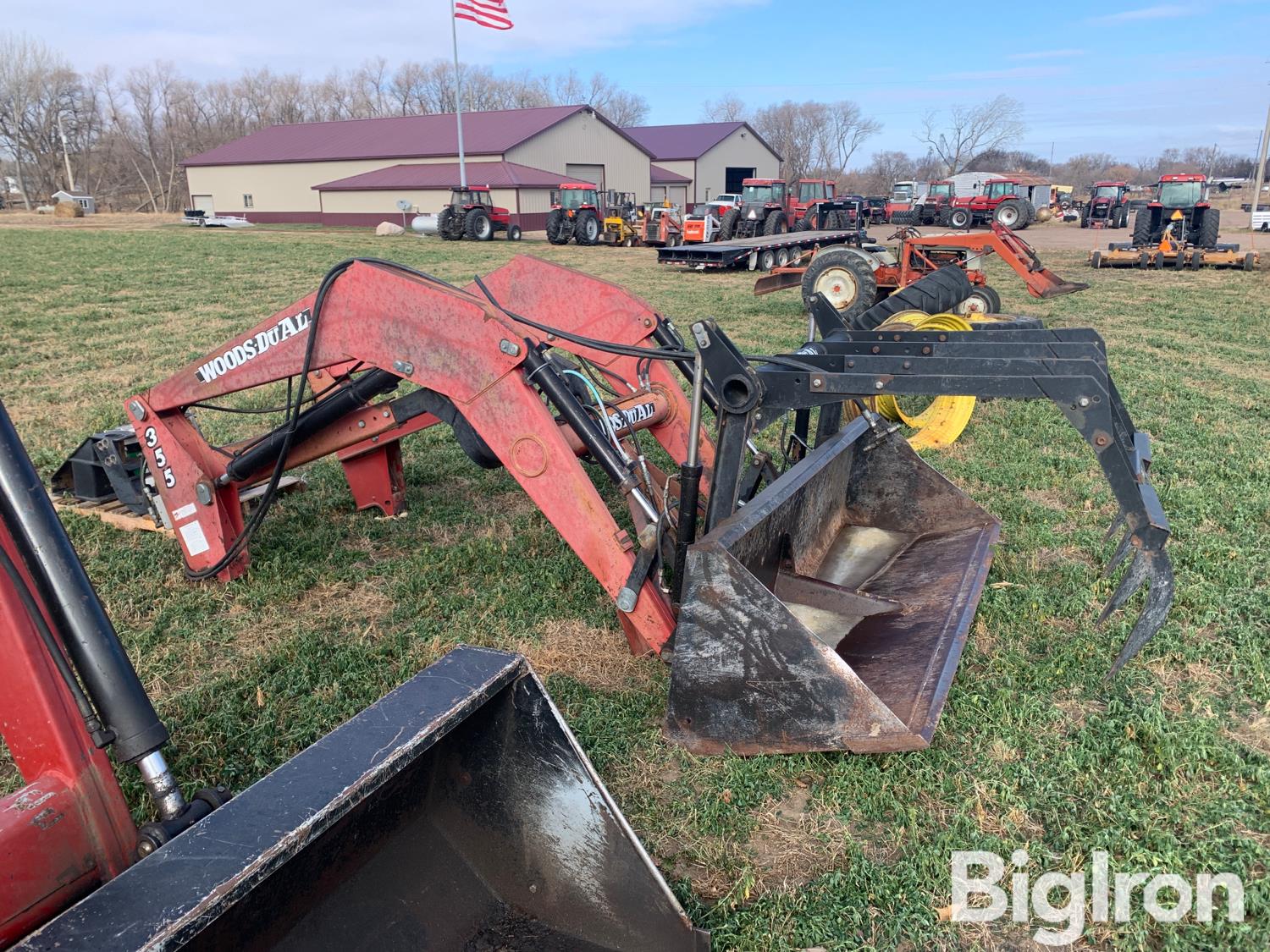 Woods Dual 355 Loader w/ Grapple BigIron Auctions