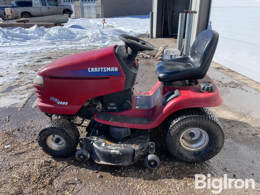 Craftsman dyt 4000 riding lawn online mower