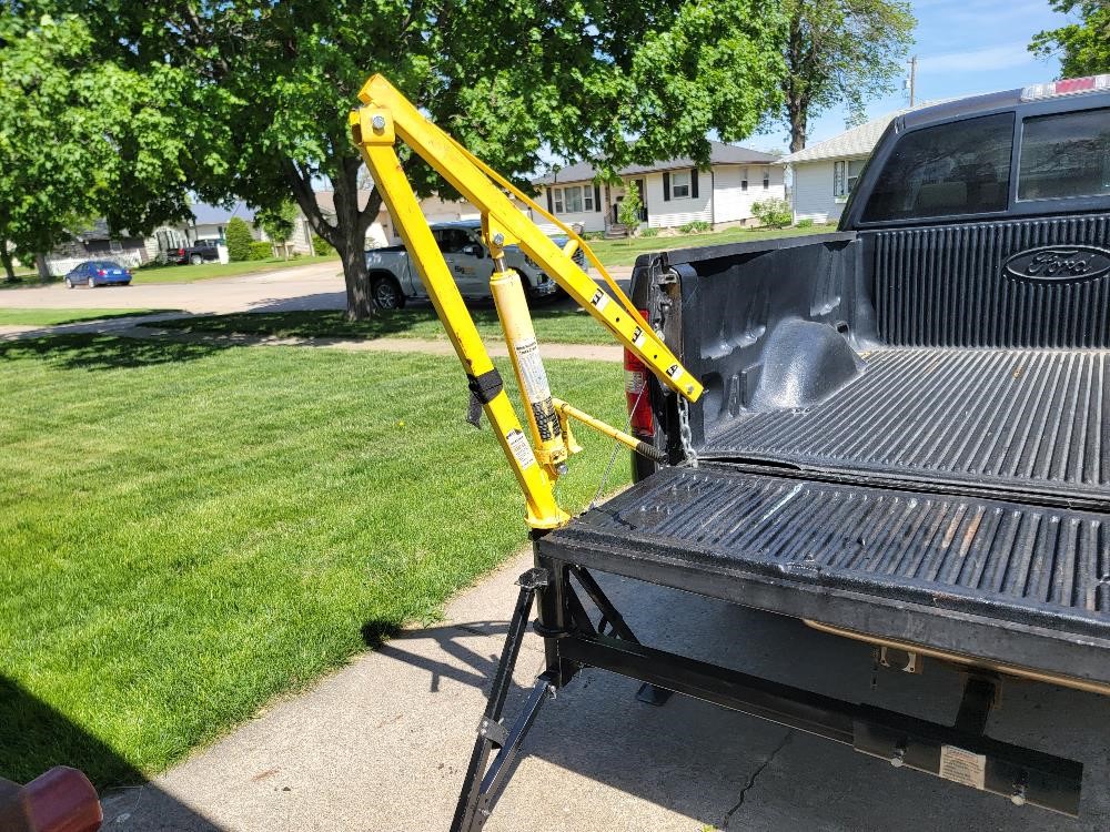 Maxxhaul 1,000 Lb. Capacity Truck Crane BigIron Auctions