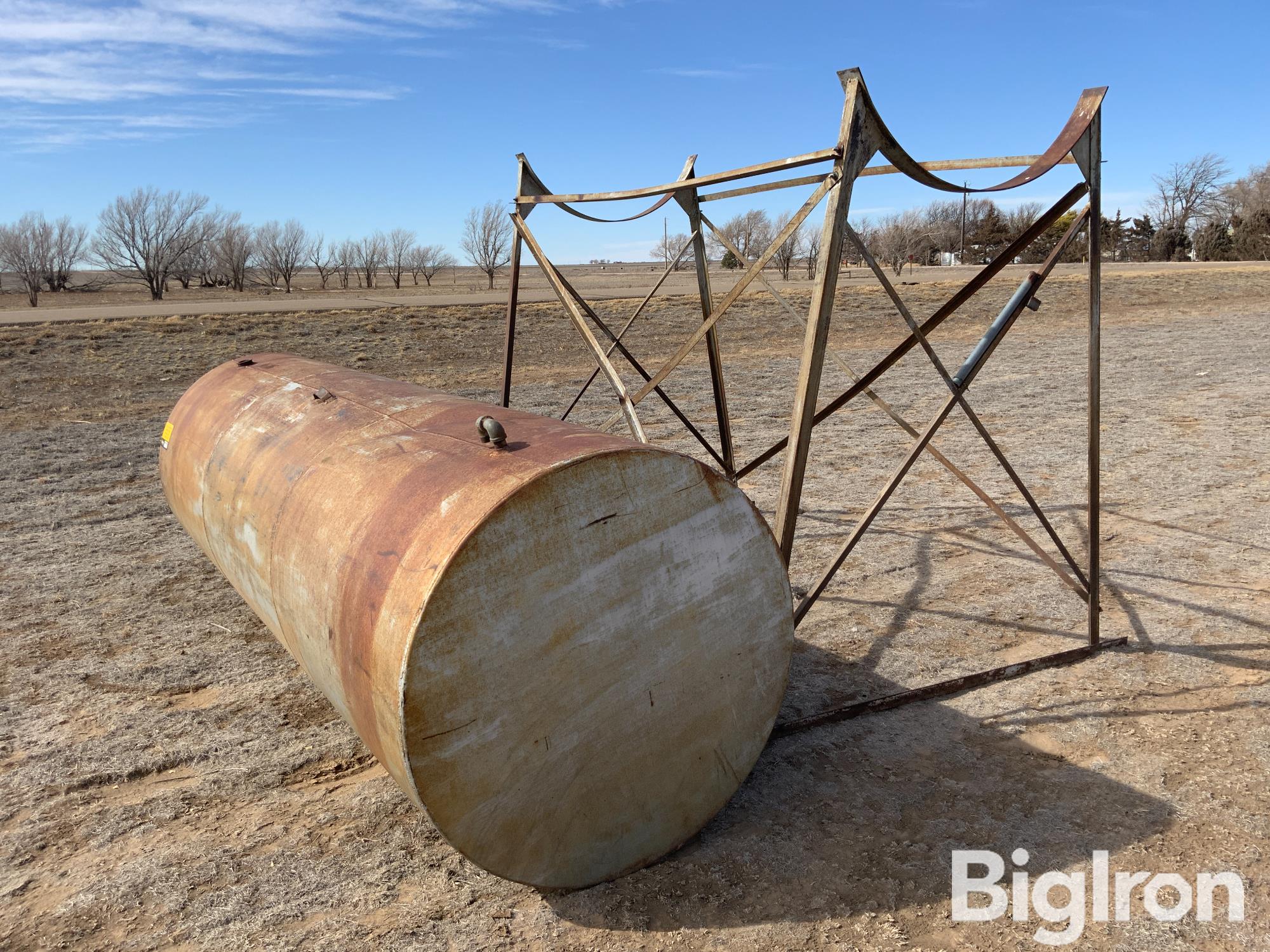 Willborn Gallon Steel Fuel Tank W Stand Bigiron Auctions