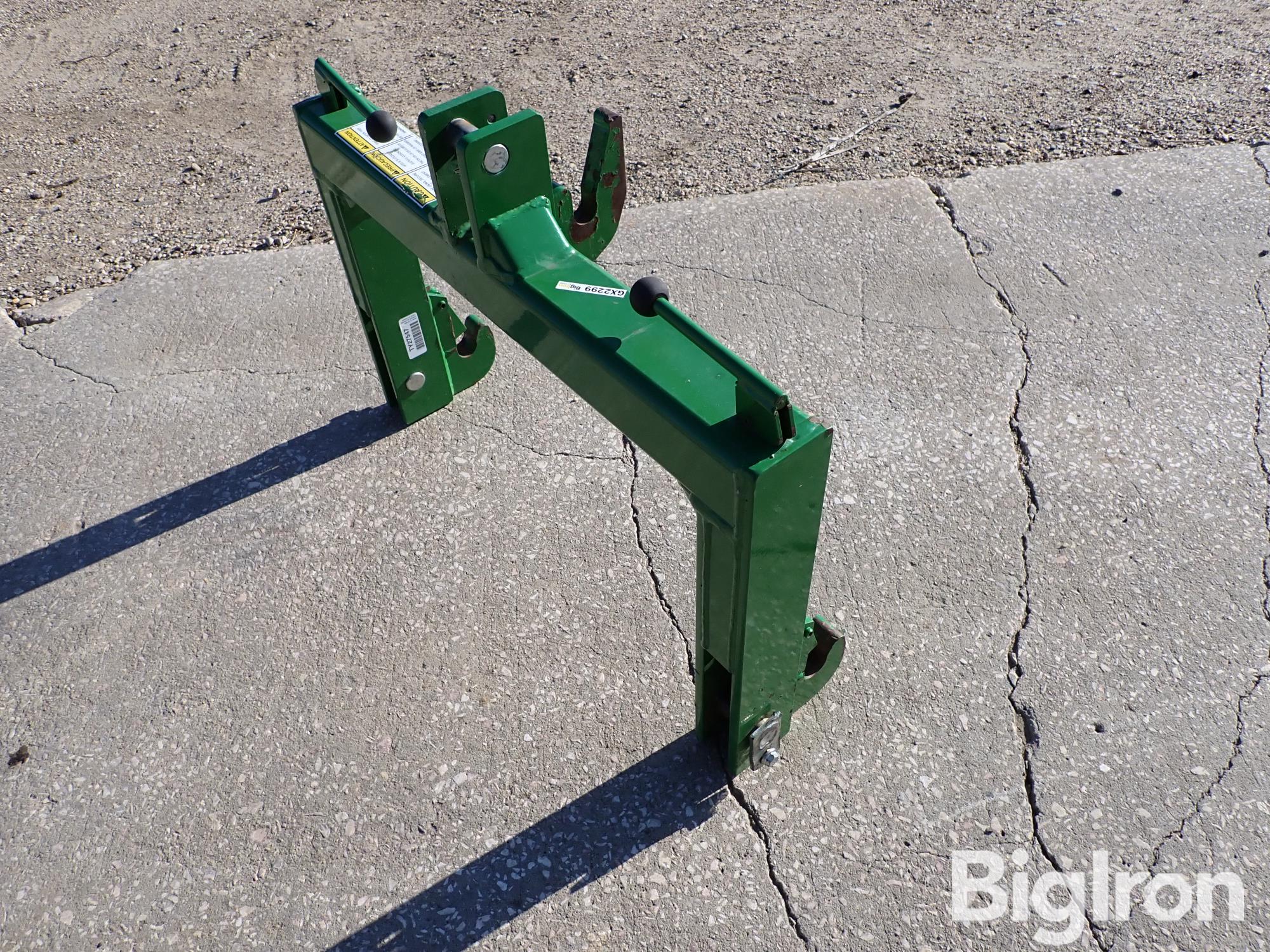 John Deere Category 3 Quick Hitch BigIron Auctions