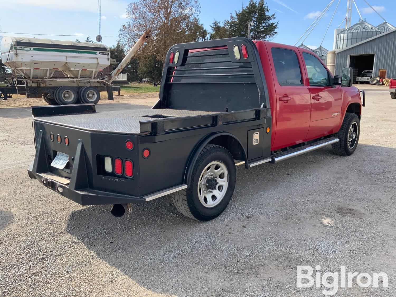 2011 GMC 2500 Sierra 4x4 Crew Cab Flatbed Pickup BigIron Auctions