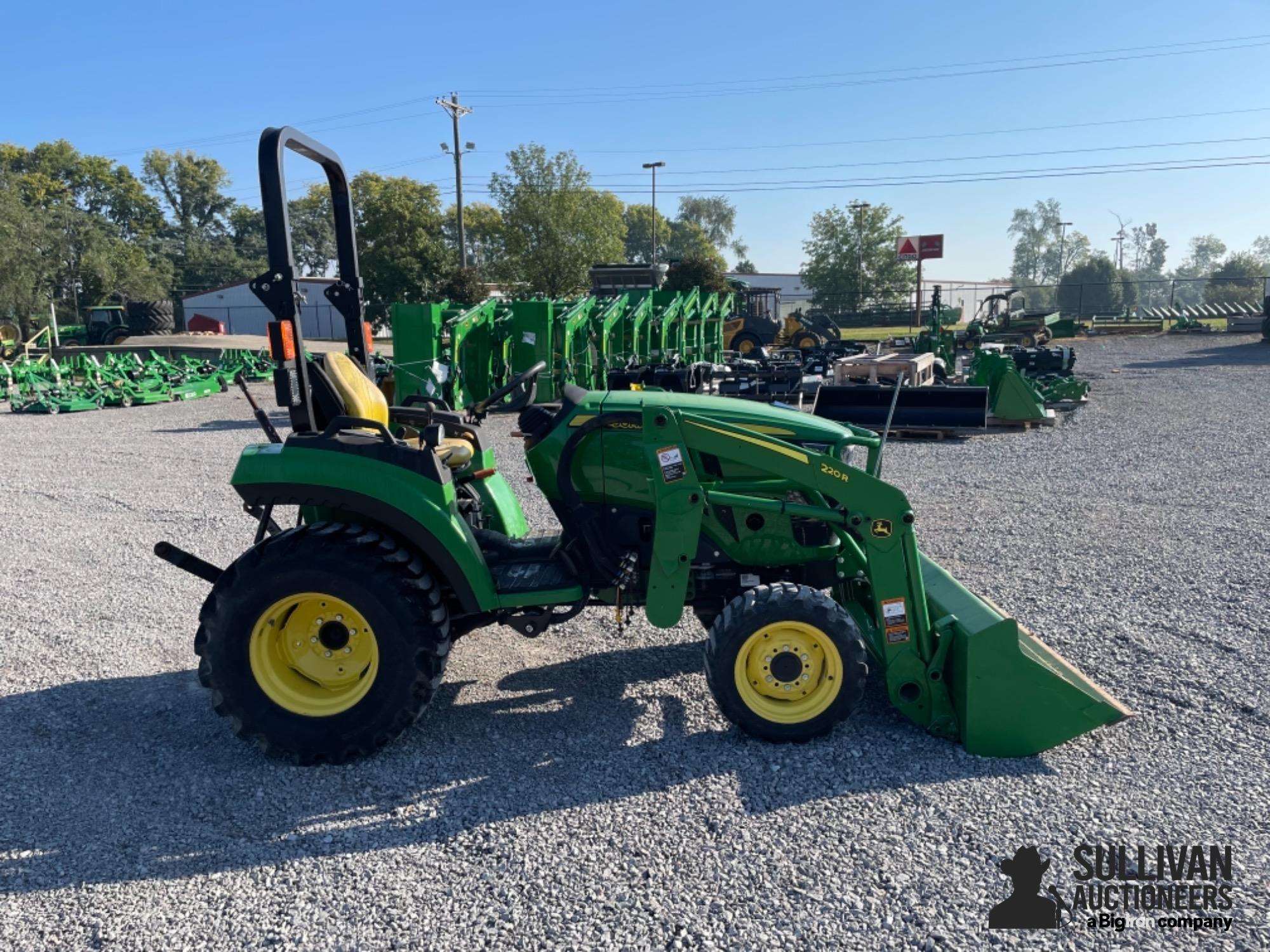 2017 John Deere 2038R MFWD Compact Utility Tractor W/Loader BigIron ...