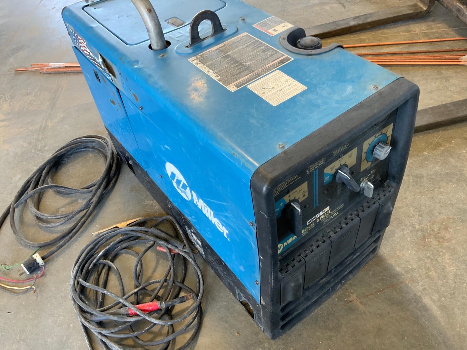 Miller-Bobcat Welder/Generator 3 Phase BigIron Auctions