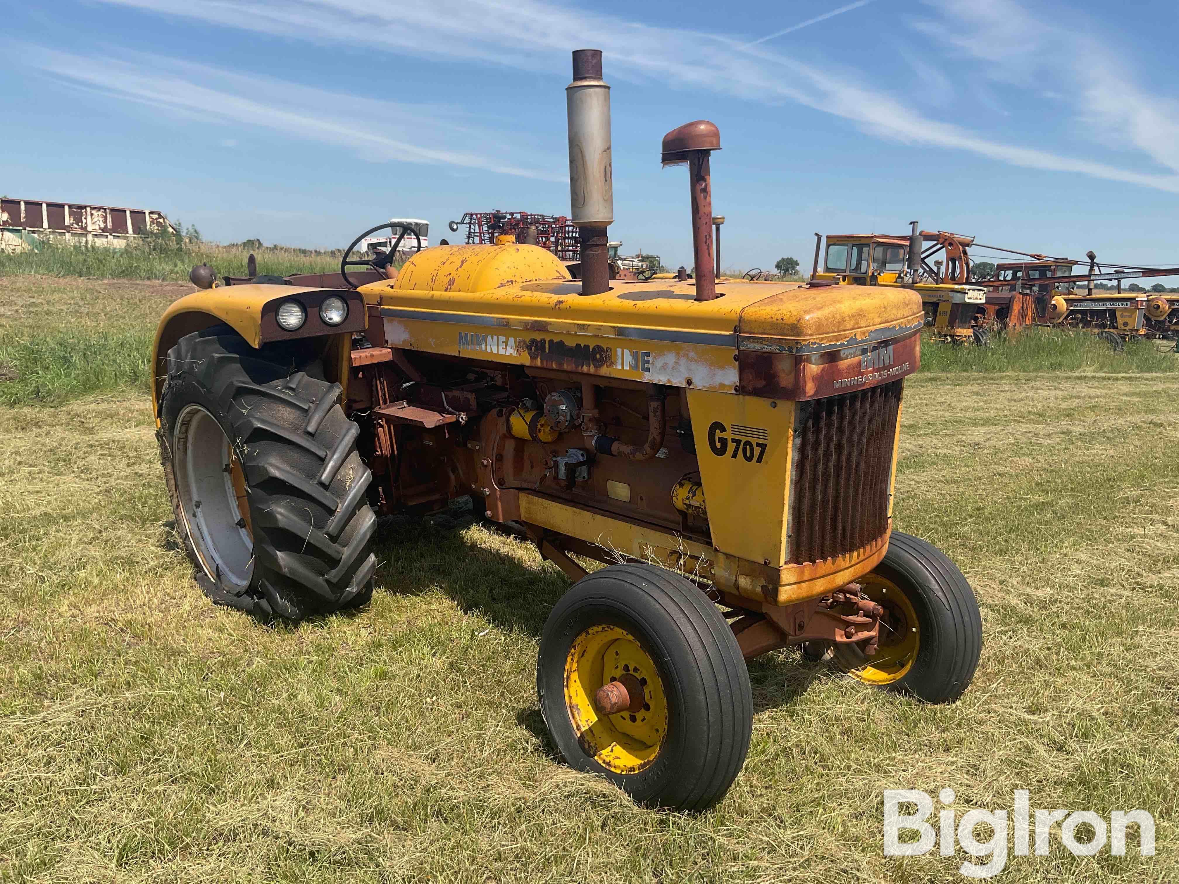 1965 Minneapolis-Moline G707 2WD Tractor BigIron Auctions