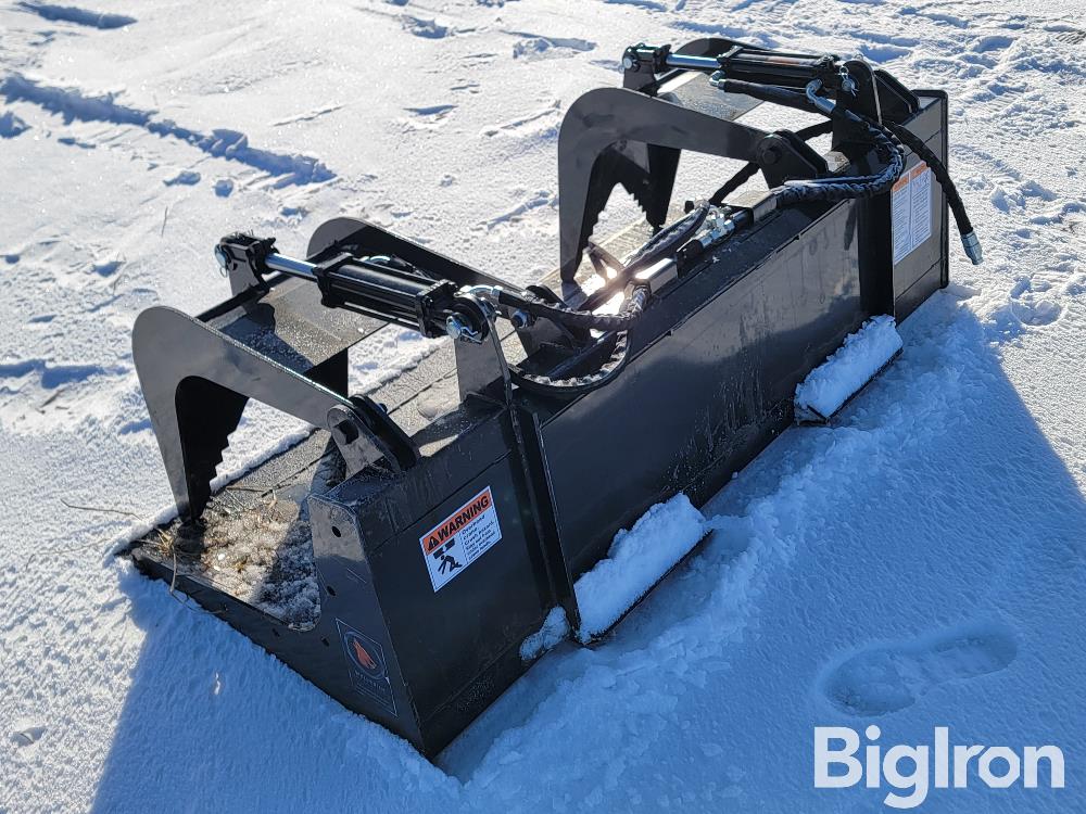 2022 Wolverine Grapple Bucket Skid Steer Attachment BigIron Auctions